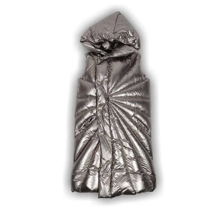 Moncler × Rick Owens Long Metallic Gilet Size US S / EU 44-46 / 1 - 1 Thumbnail