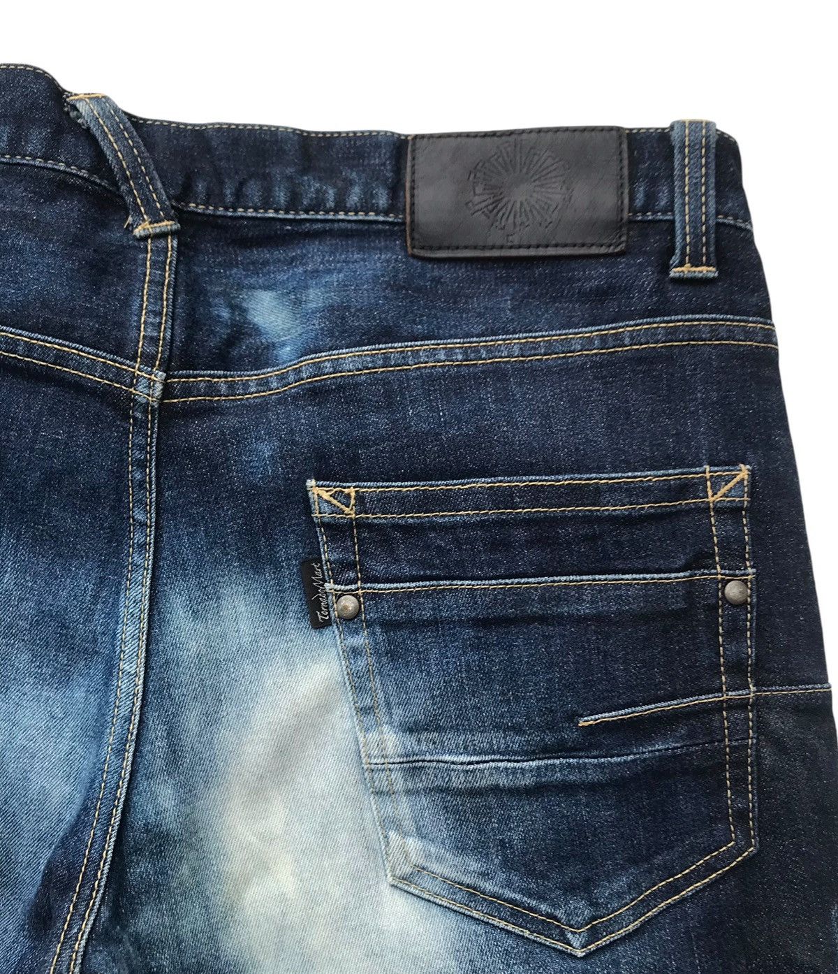 If Six Was Nine Tornado Mart Japan Bleached Distressed Denim Size US 34 / EU 50 - 12 Thumbnail