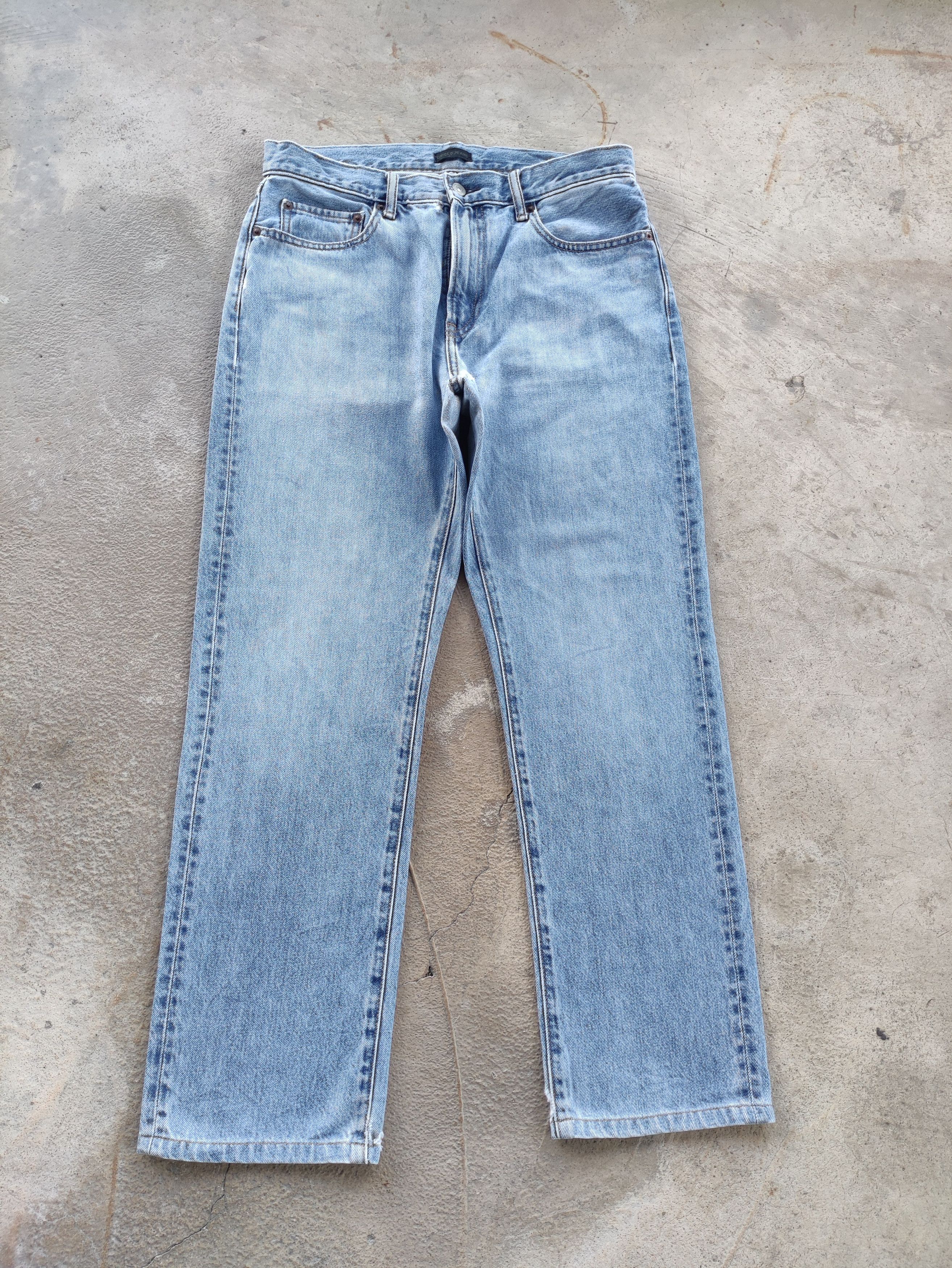 Vintage Japanese Jean Distressed Faded Denim