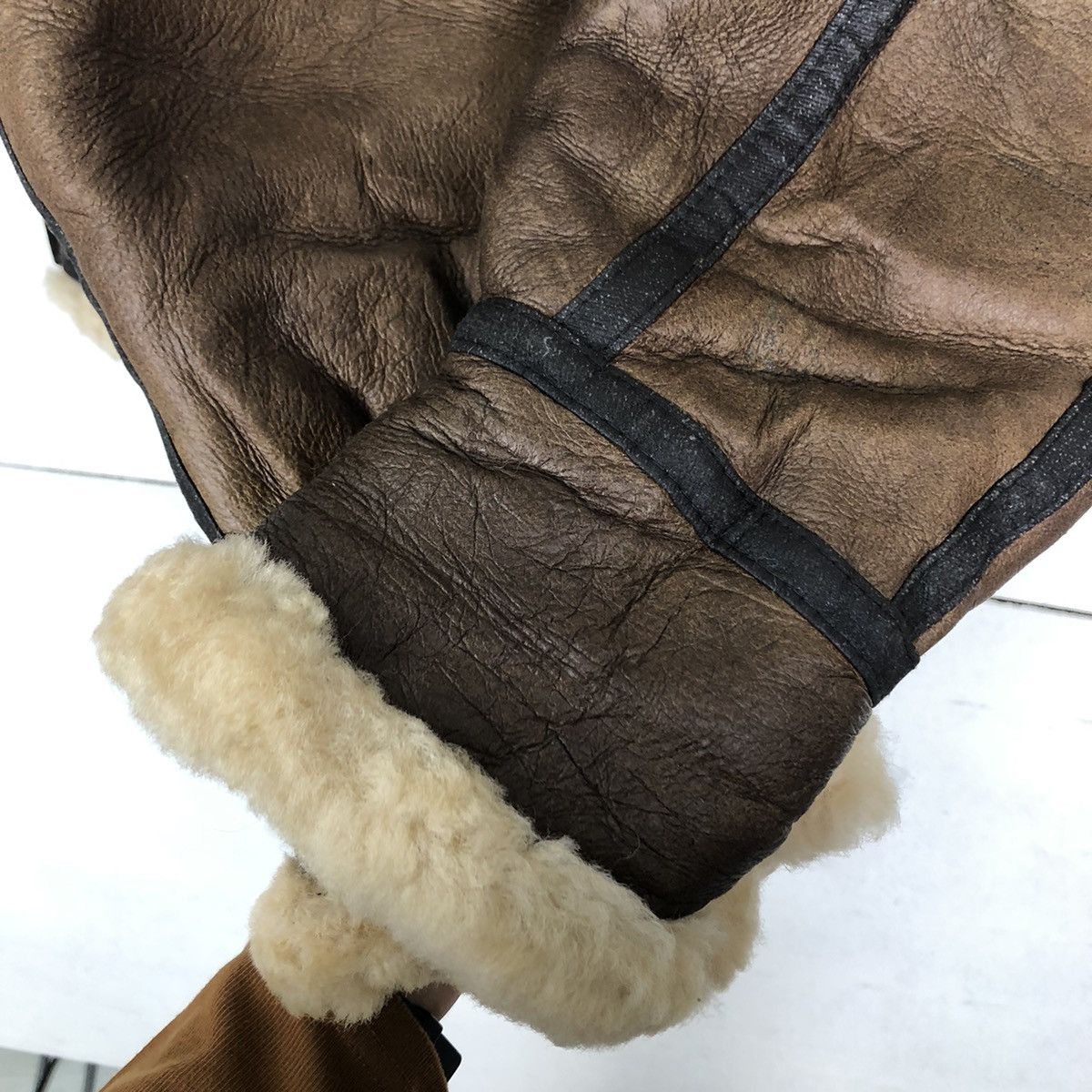 Genuine Leather VINTAGE B3 JACKET SHEEPSKIN GENUINE LEATHER BUZZ RICKSONS Size US L / EU 52-54 / 3 - 11 Thumbnail