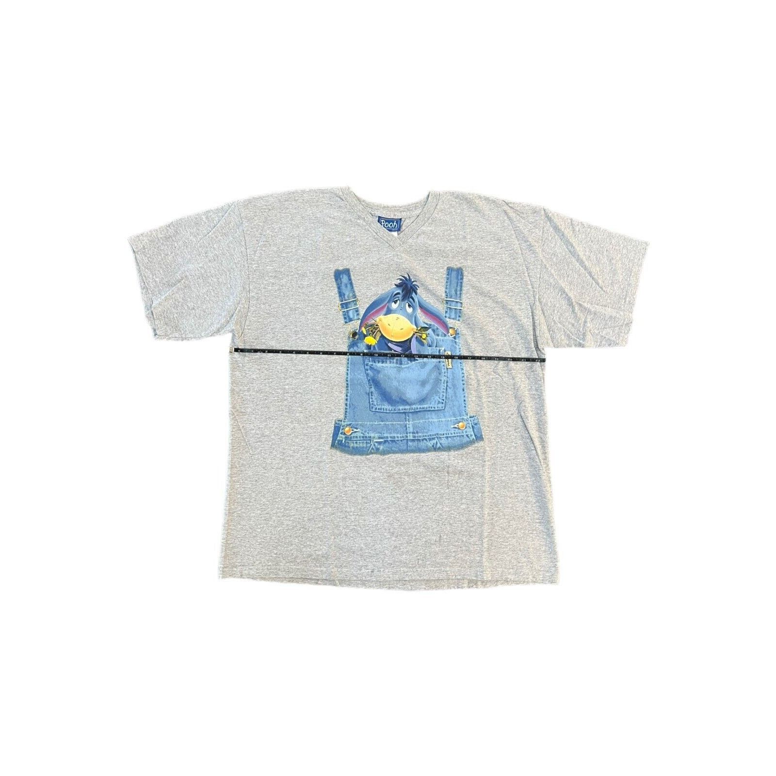 Disney Rare Vintage DISNEY Winnie the Pooh Eeyore Overalls 90s XL Size US XL / EU 56 / 4 - 1 Thumbnail