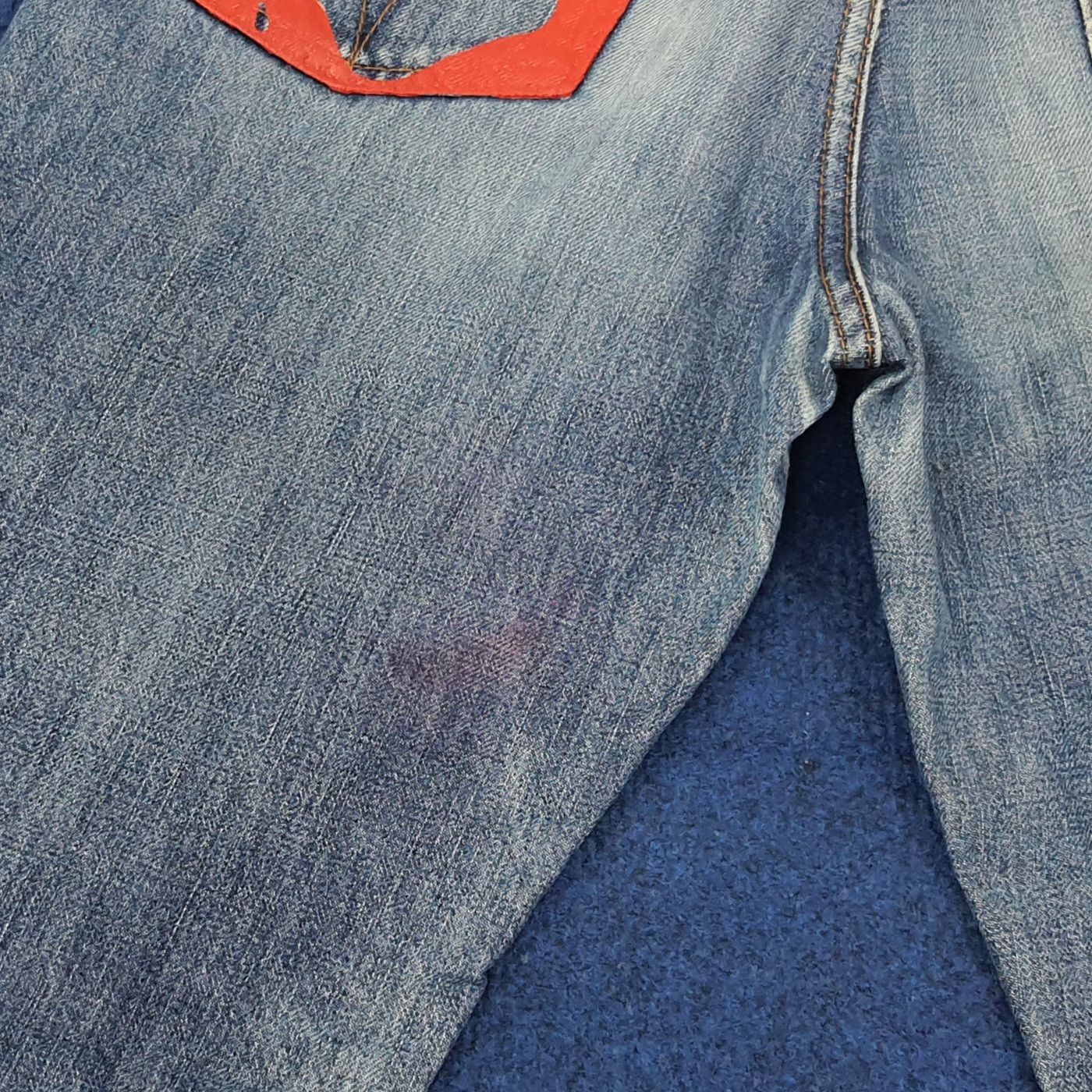 Hysteric Glamour Vintage Hysterics Raider Flare Custom Logo Jeans C265N8 Size US 29 - 17 Thumbnail