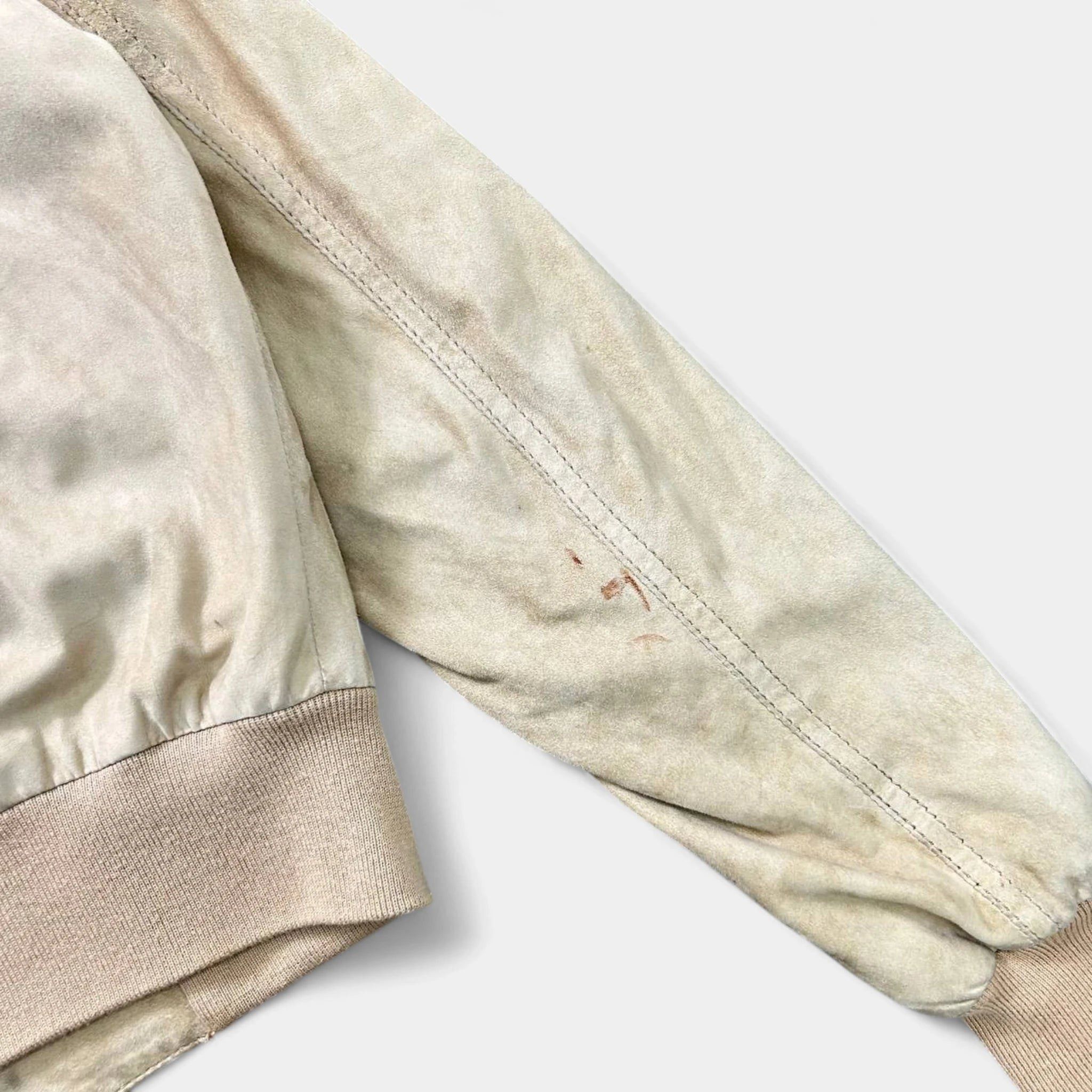 Dolce & Gabbana Dolce & Gabbana 2000s Cropped Camel Beige Suede Zip Hoodie Size XS / US 0-2 / IT 36-38 - 7 Thumbnail