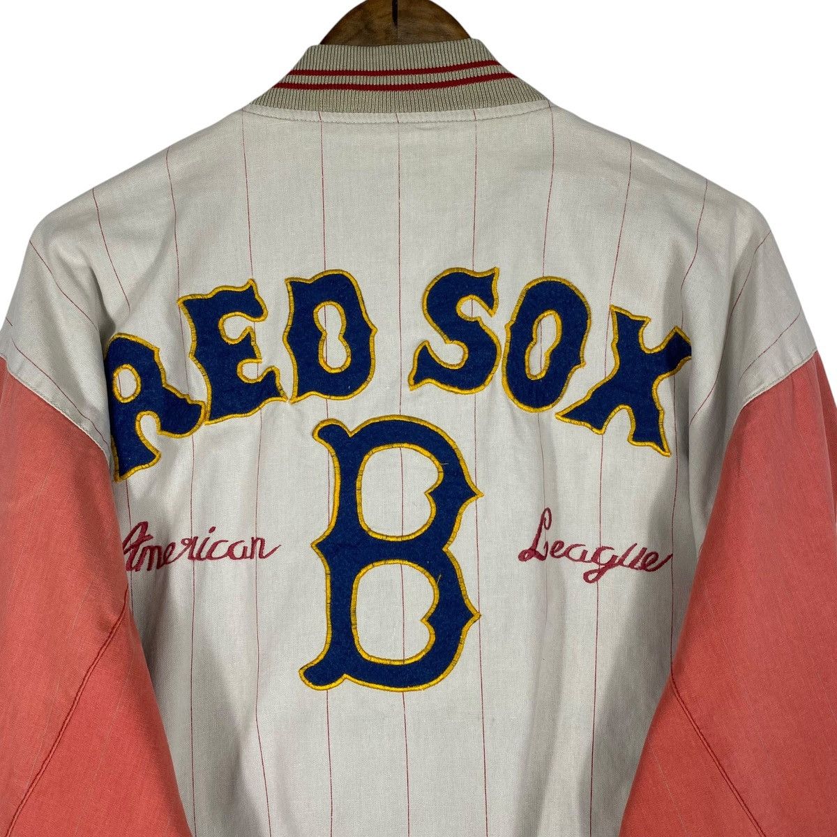 MLB Vintage 90s Boston Red Sox Reversible Bomber Jacket Size US S / EU 44-46 / 1 - 9 Thumbnail