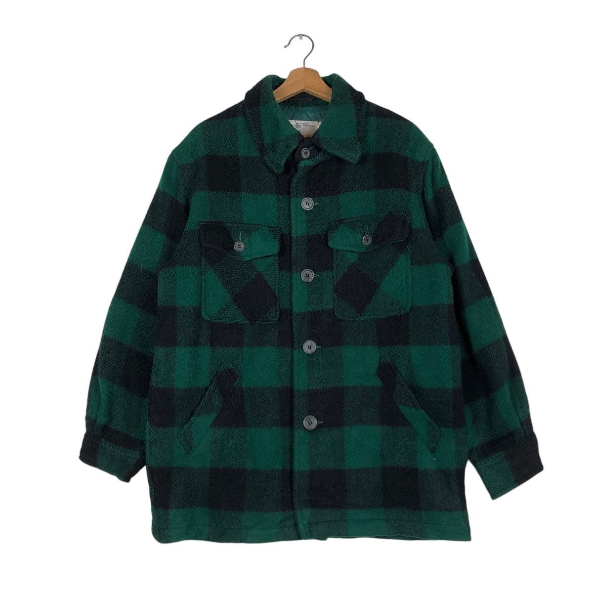 Japanese Brand 📌VTG WOOL SHIRT JACKET TARTAN DESIGN MACHOPE ISSEY MIYAKE Size US M / EU 48-50 / 2 - 2 Thumbnail