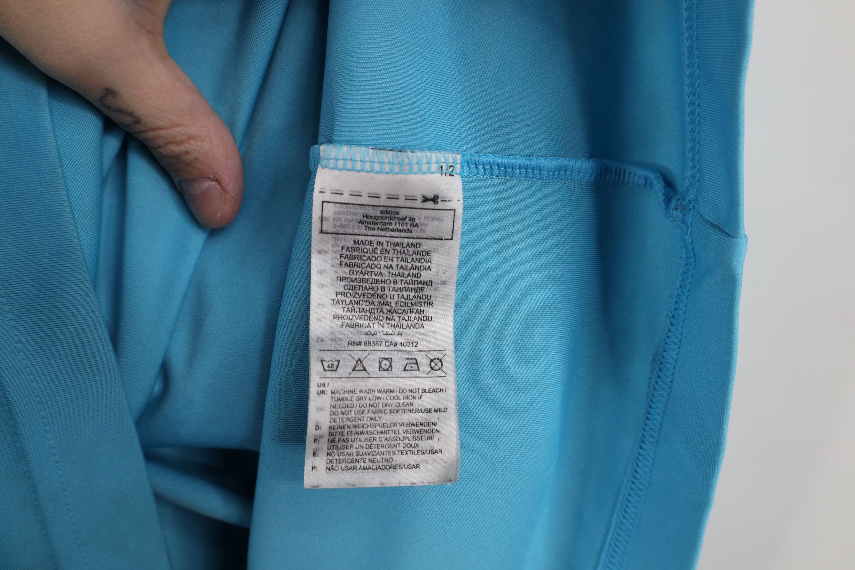 Adidas × Vintage Adidas Aeroready Spell Out Tank Top T-Shirt Blue Gym Size US XXL / EU 58 / 5 - 11 Thumbnail