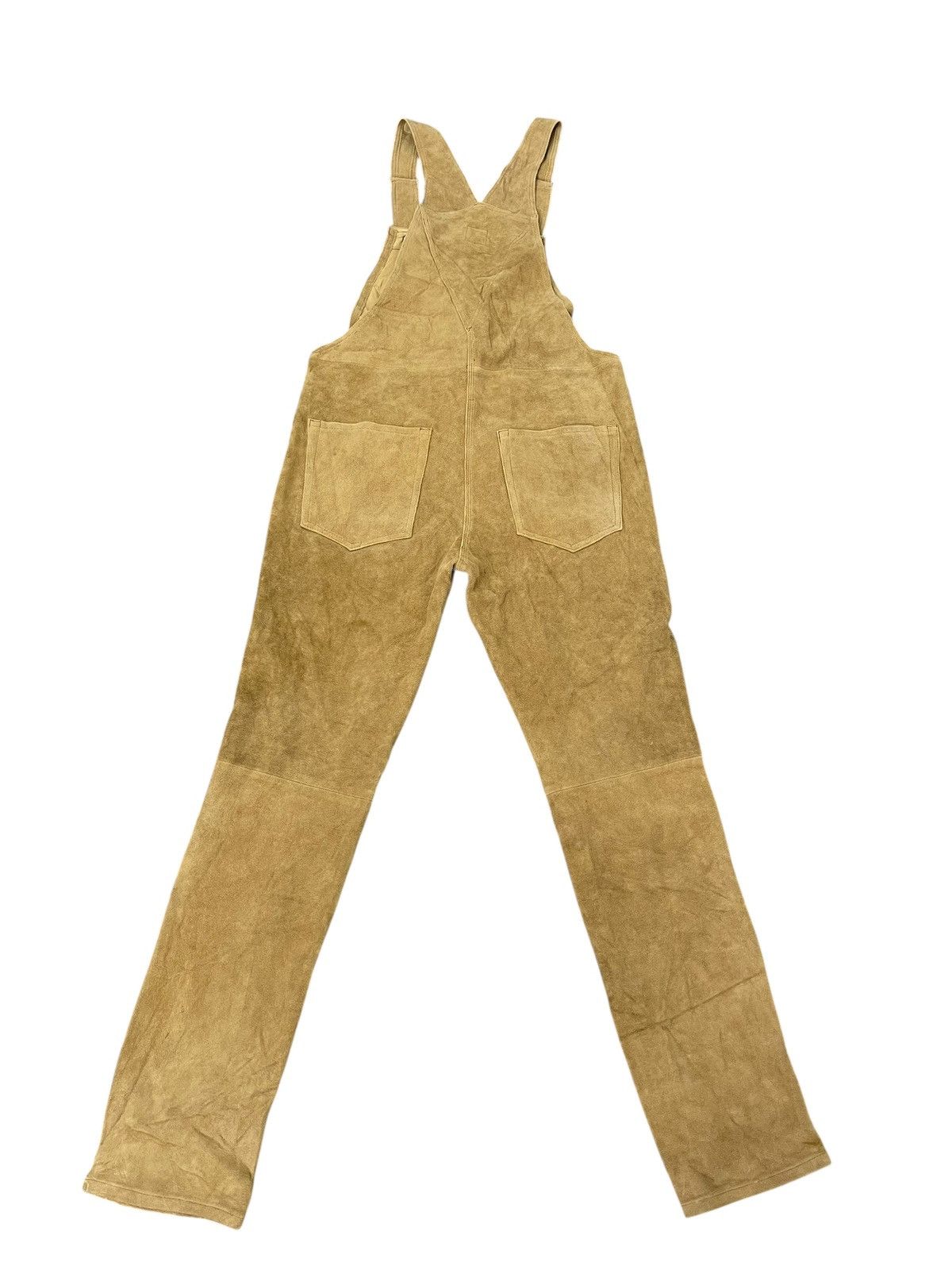 United Arrows NWT Full Goatskin Suede B&Y United Arrows Overalls Slim 2🟦4 Size US 33 - 1 Thumbnail