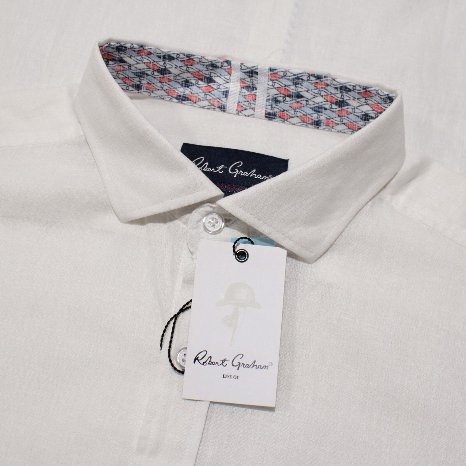 Robert Graham Robert Graham New with tags Shirt Size XL US In White Size US XL / EU 56 / 4 - 1 Thumbnail