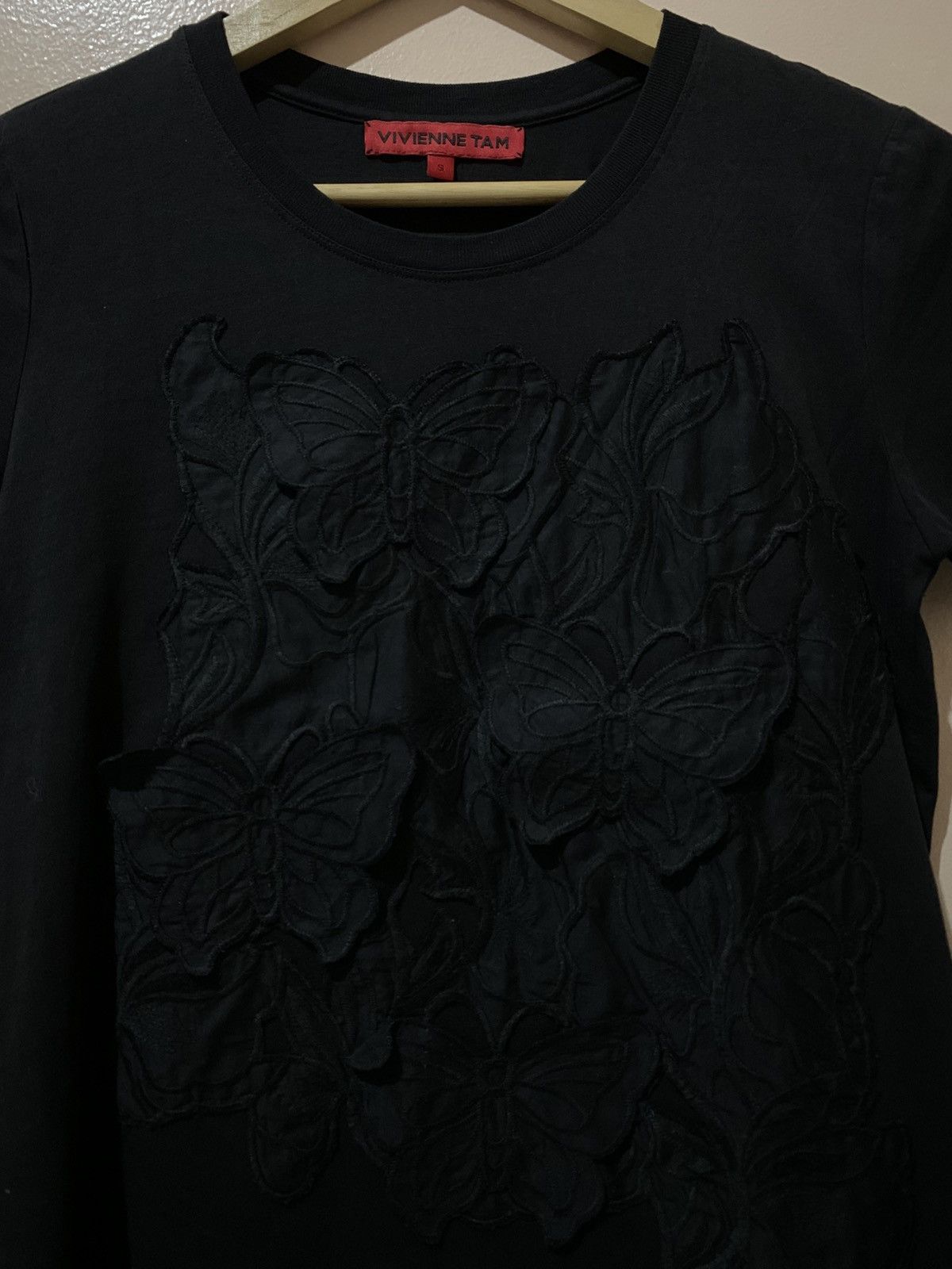 Vivienne Tam Vivienne Tam - Butterfly Applique - Shirt Size S / US 4 / IT 40 - 5 Thumbnail