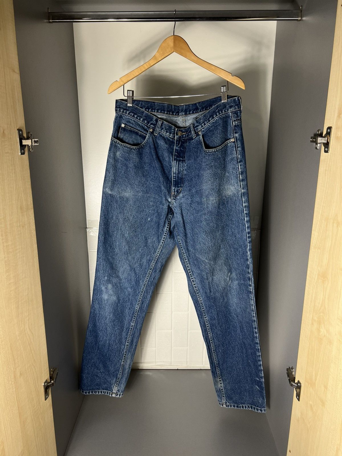 Saint Laurent Paris VINTAGE YVES SAINT LAURENT PARIS RETRO DENIM JEANS WEAR 90s Size US 38 / EU 54 - 9 Thumbnail