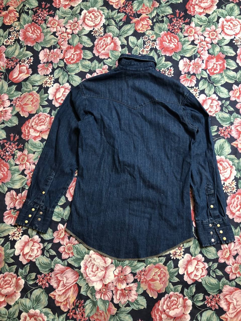 Wrangler Wrangler classic denim western JEANS shirt Size M / US 6-8 / IT 42-44 - 17 Thumbnail