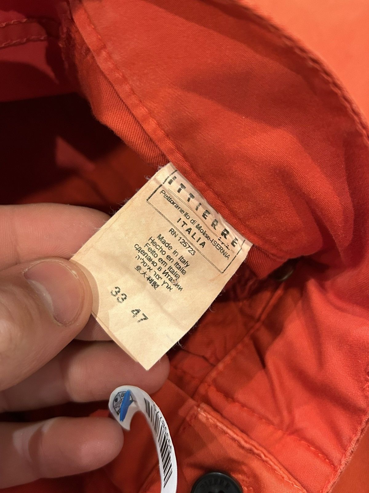 Balmain Pierre Balmain Red Denim Jeans Size US 33 - 6 Thumbnail