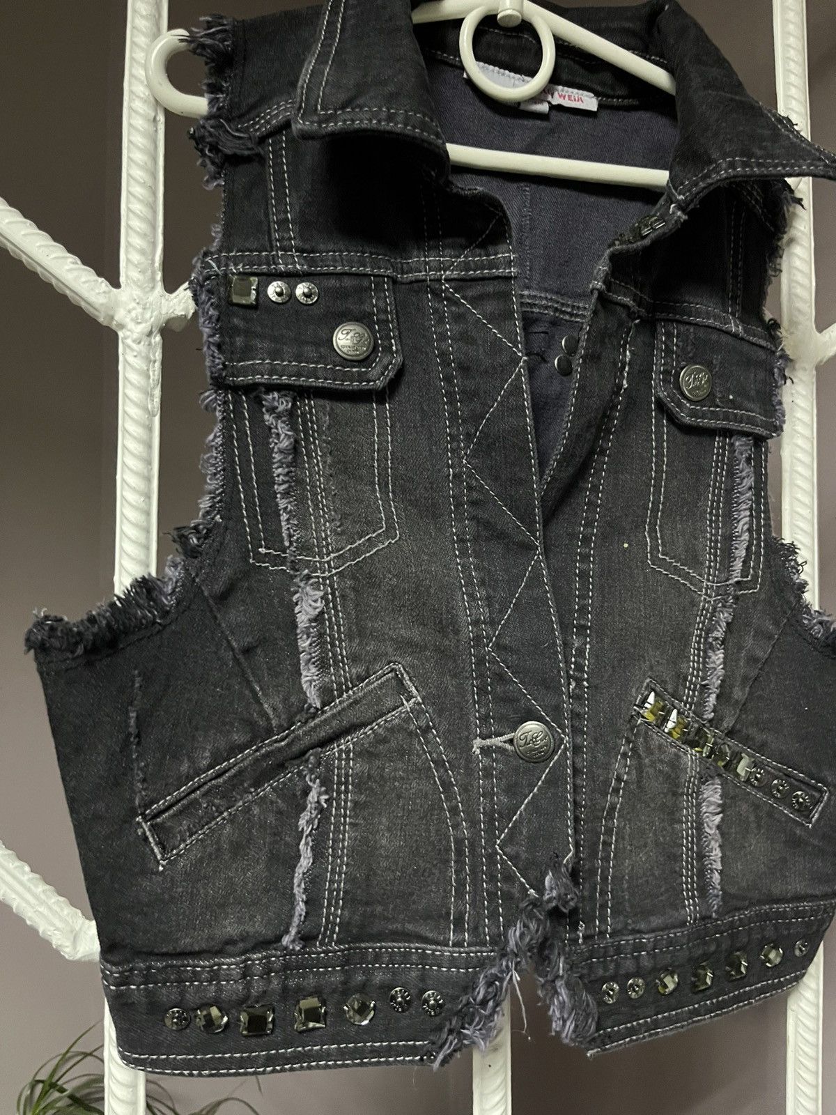 If Six Was Nine Y2K Punk Vest Japanese LGB Kmrii Archive Rick Owens Style Size S / US 4 / IT 40 - 2 Thumbnail