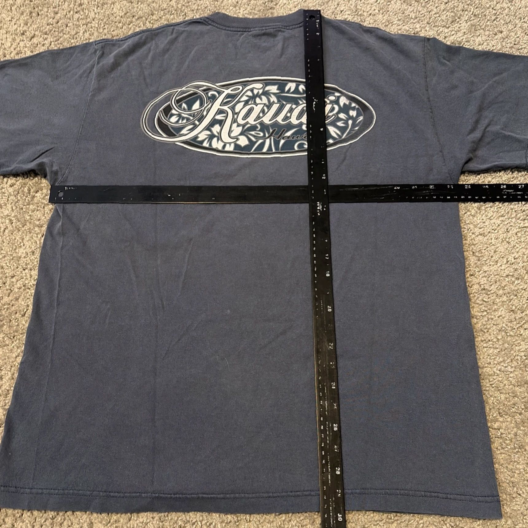 Vintage VINTAGE 90s Kauai Hawaii T-Shirt Navy Blue XL Alstyle Apparel & Activewear Men Regular Sized Shirt Size US XL / EU 56 / 4 - 6 Thumbnail
