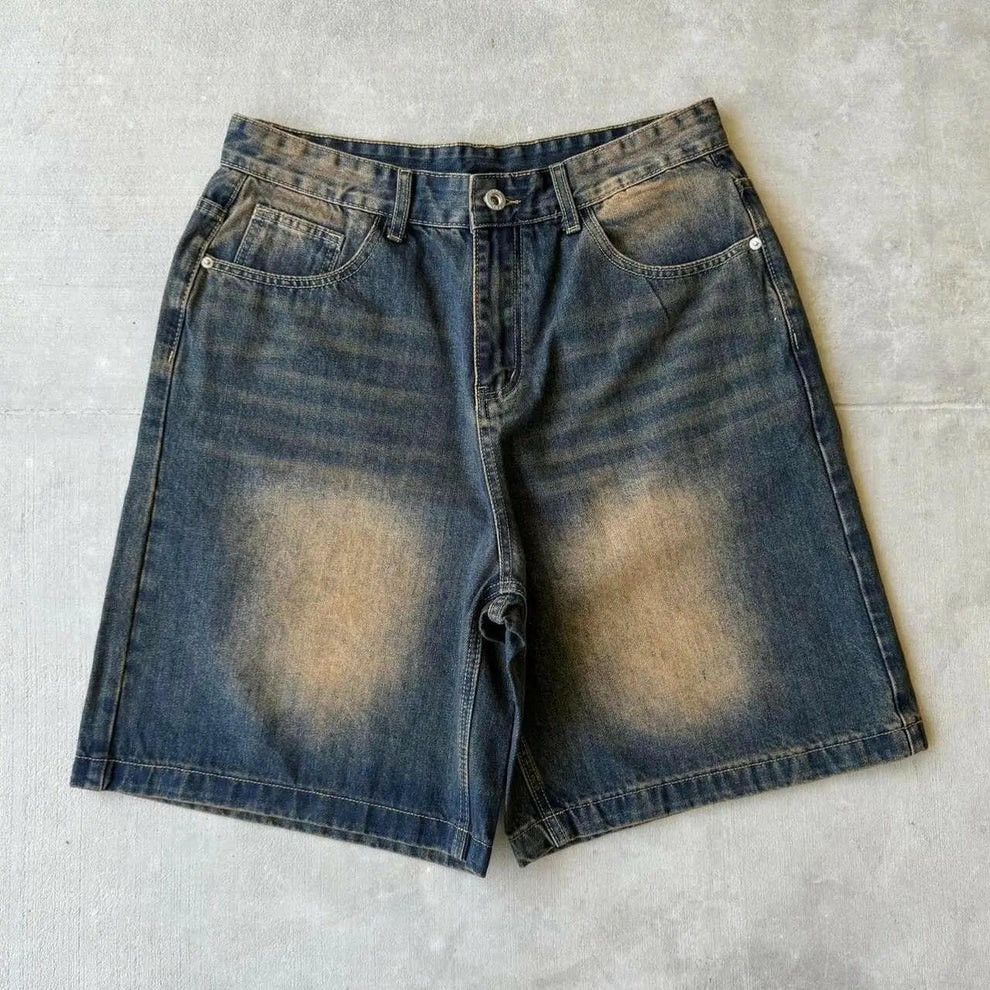 Other Navy Desert Wash Baggy Jorts Size US 33 - 1 Thumbnail