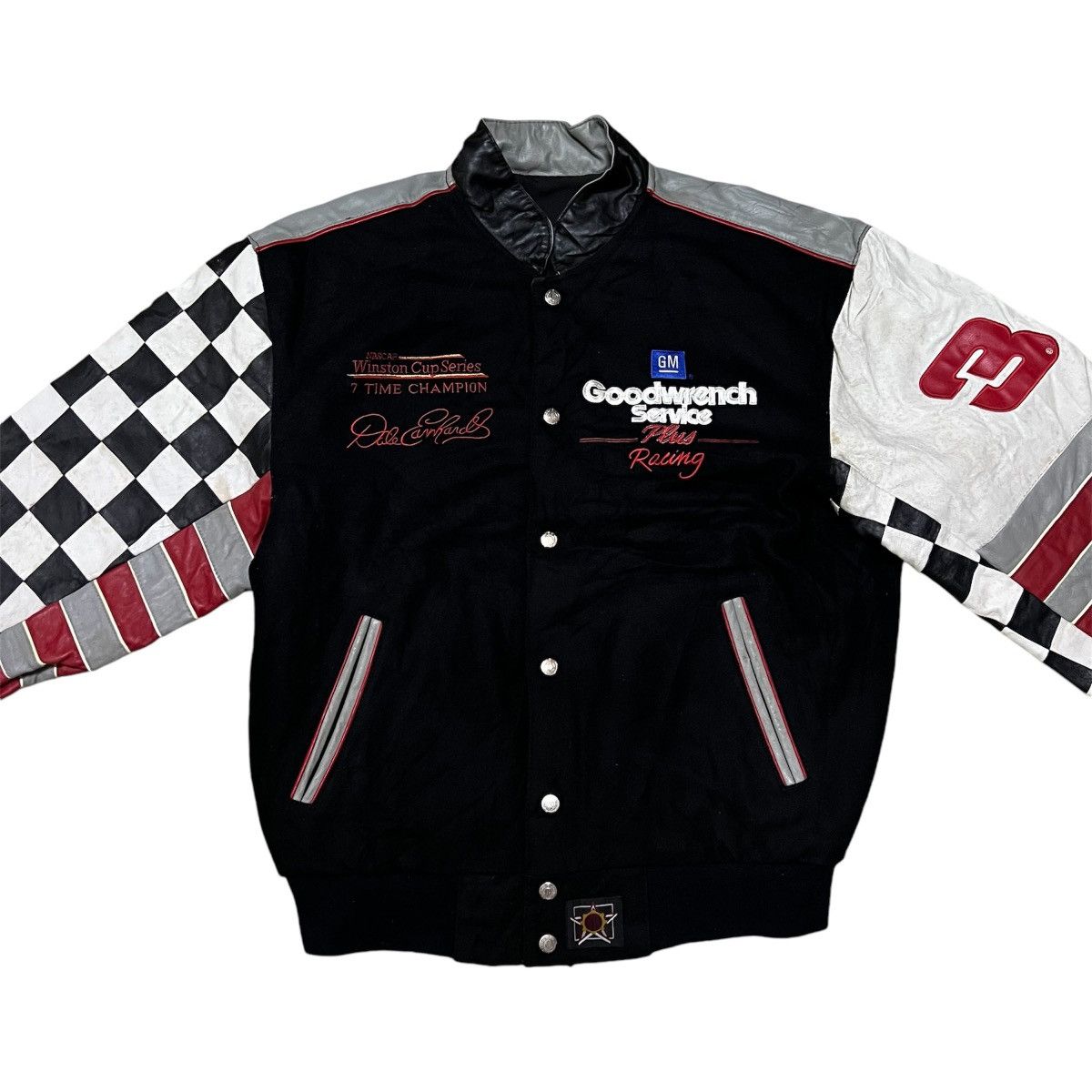 Other Goodwrench Service Plus Racing Big Logo Leather Jacket Size US M / EU 48-50 / 2 - 2 Thumbnail