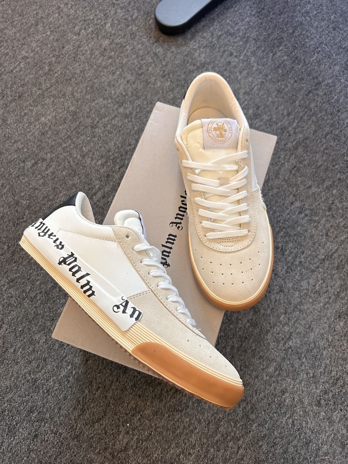 Palm Angels Palm Angels Suede Logo Sneakers Size US 8 / EU 41 - 1 Preview