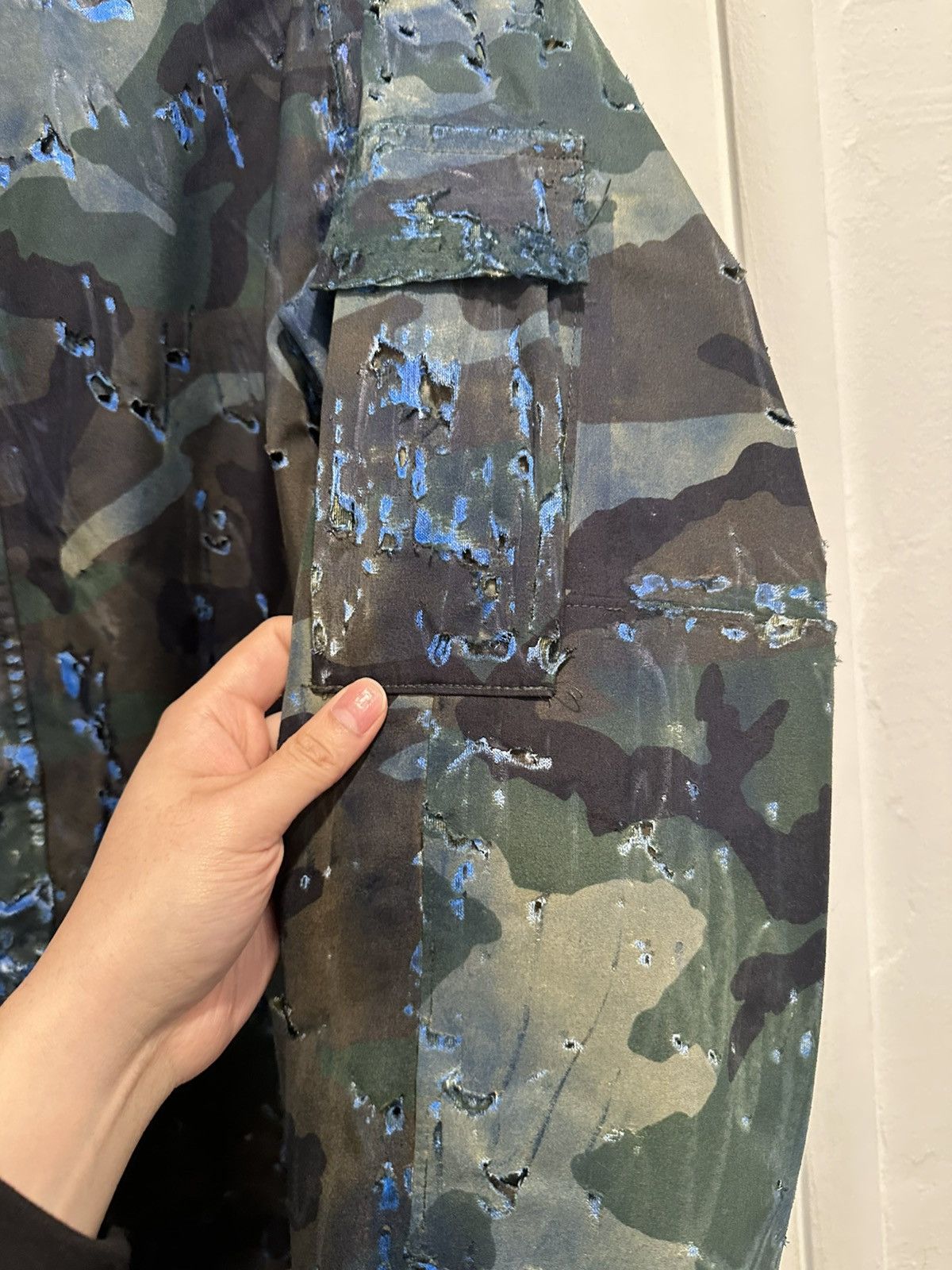 Les Six Les Six Destroyed Painted Parka Size US L / EU 52-54 / 3 - 6 Thumbnail