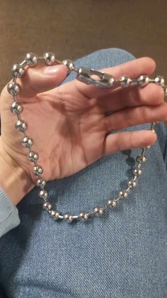Other Oversized Ball Chain Choker Necklace Size ONE SIZE - 4 Thumbnail