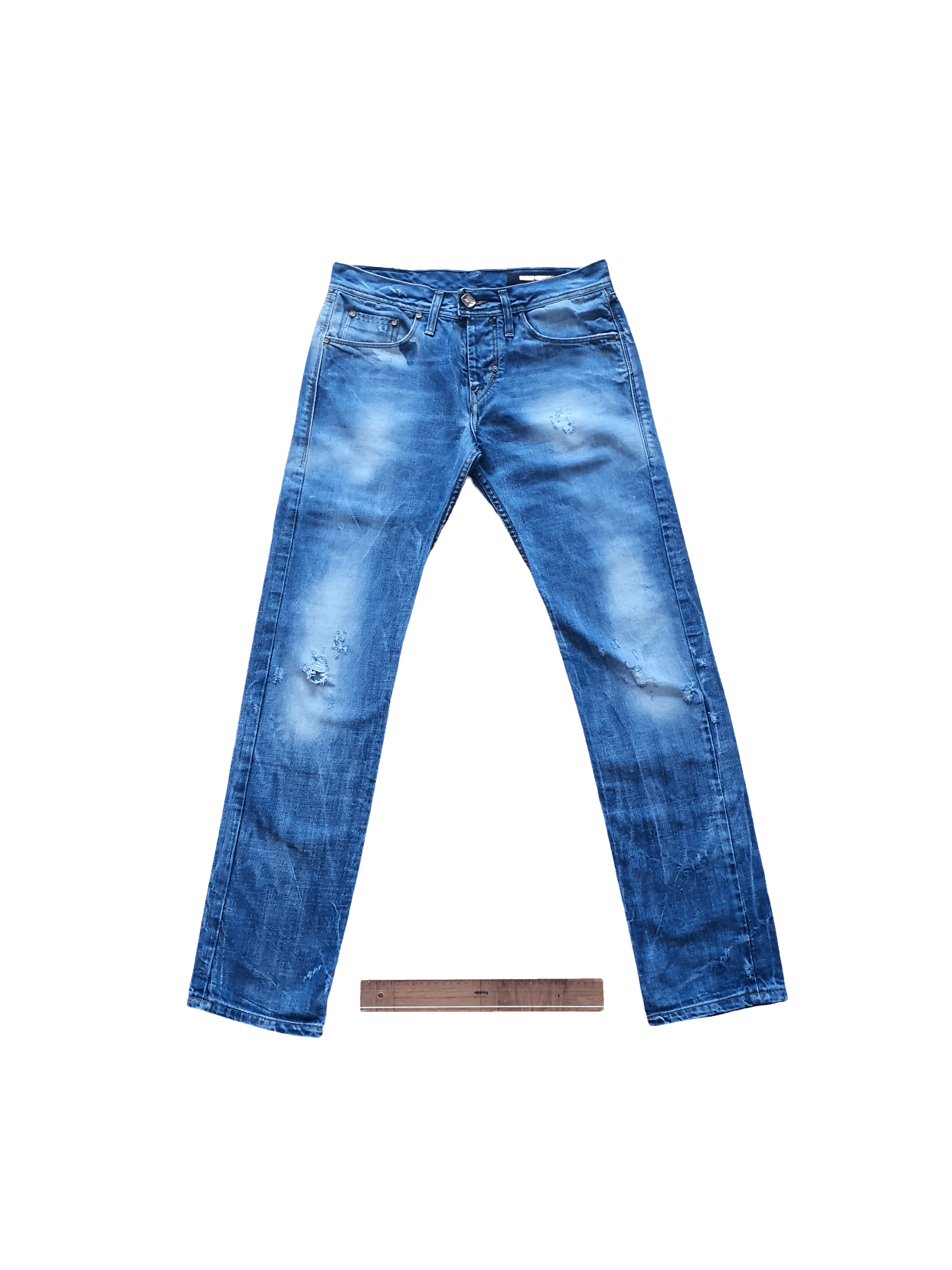 Takeshy Kurosawa Handmade Selvedge Denim Jeans Japanese Fabric - Regular Fit Size US 34 / EU 50 - 1 Thumbnail