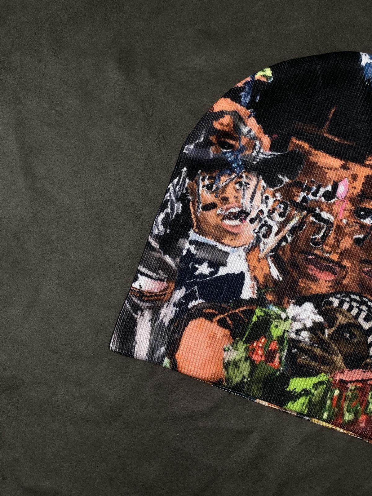 Japanese Brand Rare Pelumi.png Eyes Don’t Lie No Cuff Knit Beanie Hats OS Size ONE SIZE - 3 Thumbnail