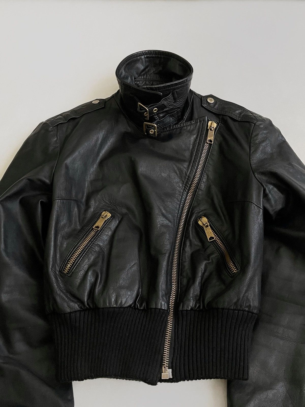 Dolce & Gabbana Dolce Gabbana leather biker jacket Size S / US 4 / IT 40 - 6 Thumbnail