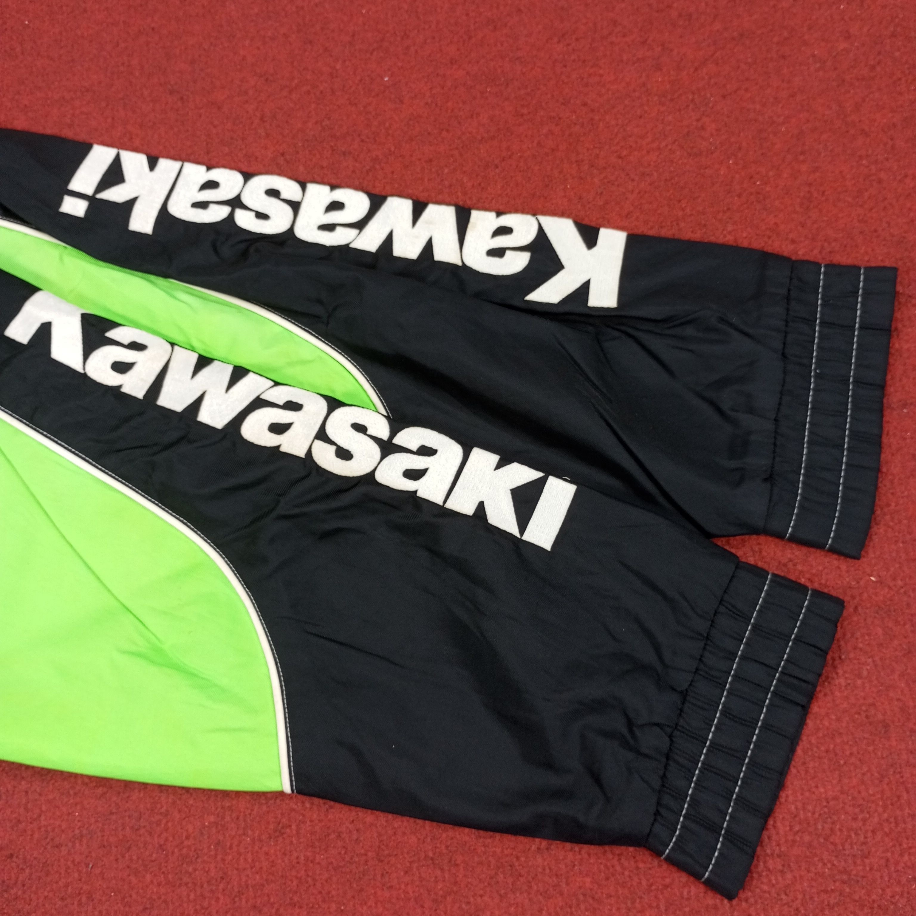 Japanese Brand × Vintage Kawasaki Racing Team Japanese Motorcycle Brand Jacket Size US L / EU 52-54 / 3 - 9 Thumbnail