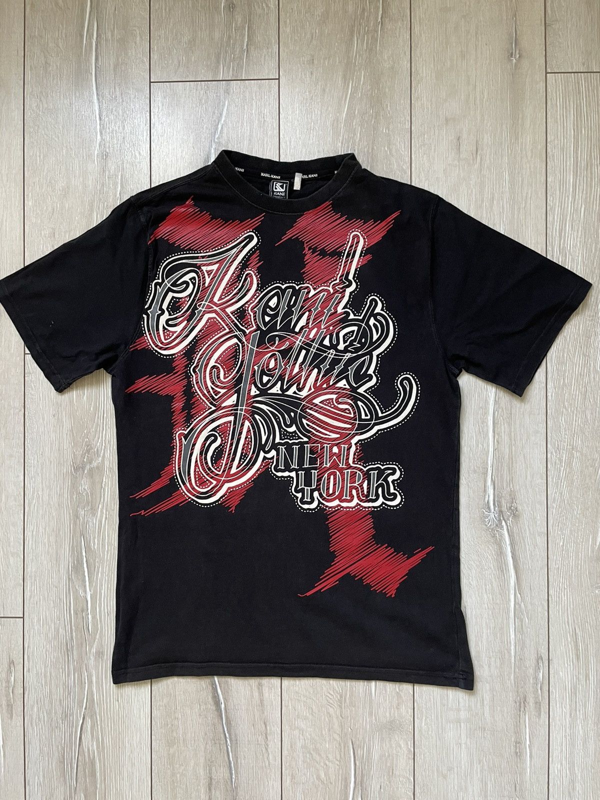 Karl Kani × Vintage Karl Kani vintage t shirt big logo Size US M / EU 48-50 / 2 - 1 Thumbnail