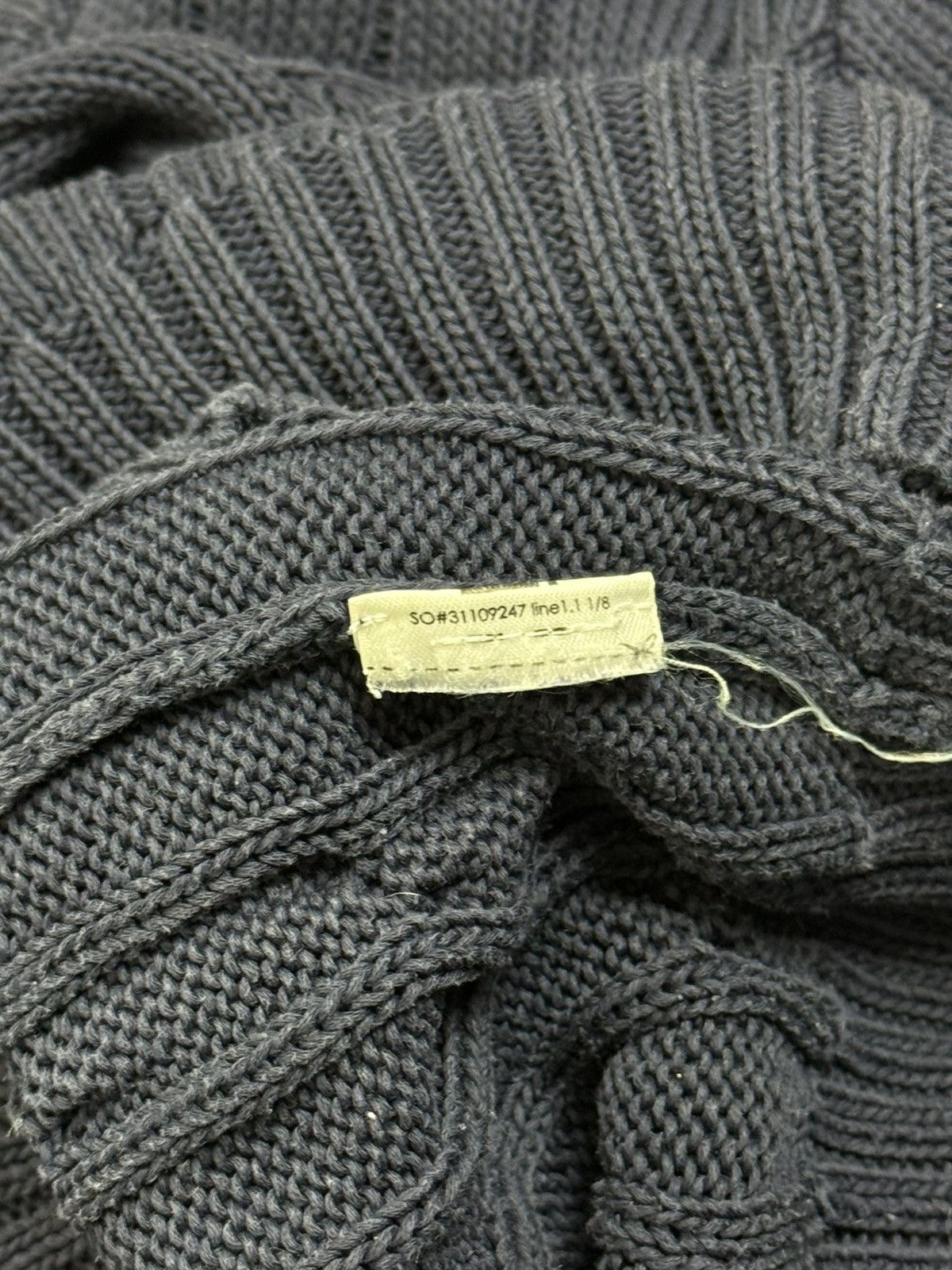 Polo Ralph Lauren Polo By Ralph Lauren V Neck Cable Knit Sweater Blue Size S Size S / US 4 / IT 40 - 6 Thumbnail