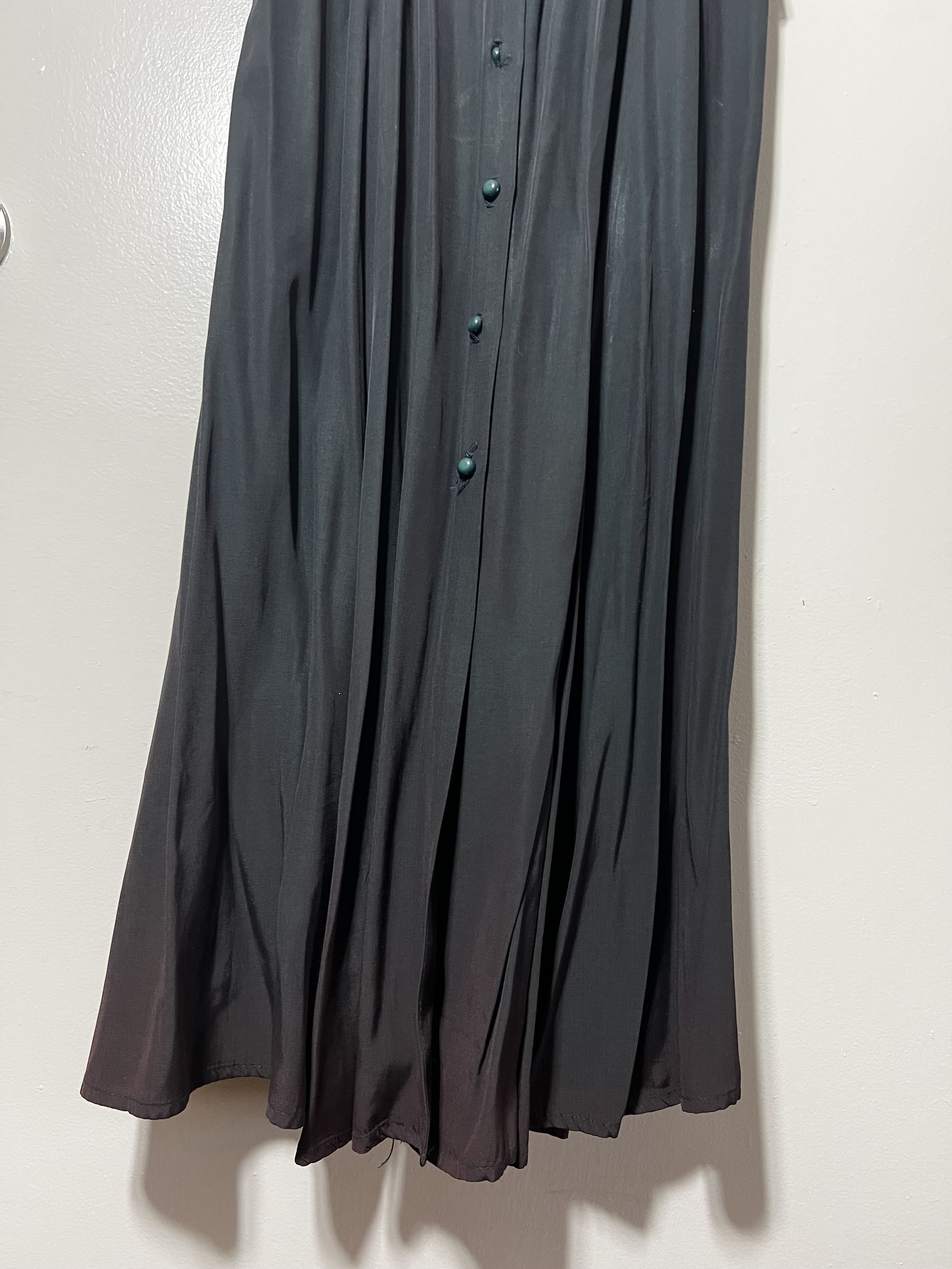 Vintage Vintage 80's-90's Floral Paris Sport Club Long Maxi Dress Size M / US 6-8 / IT 42-44 - 8 Thumbnail