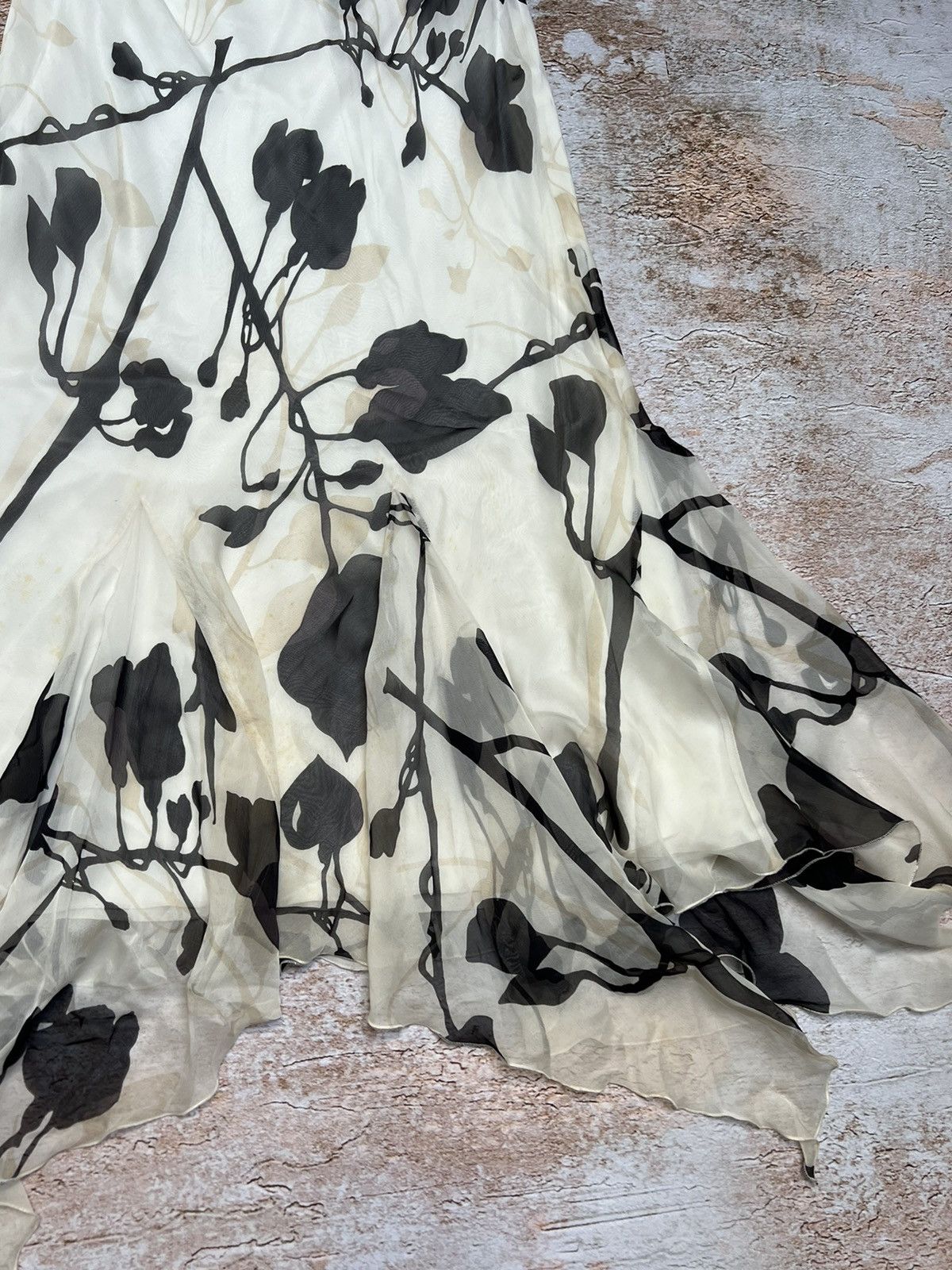 Vintage Vintage avant garde abstract flare skirt Size 28" / US 6 / IT 42 - 3 Thumbnail