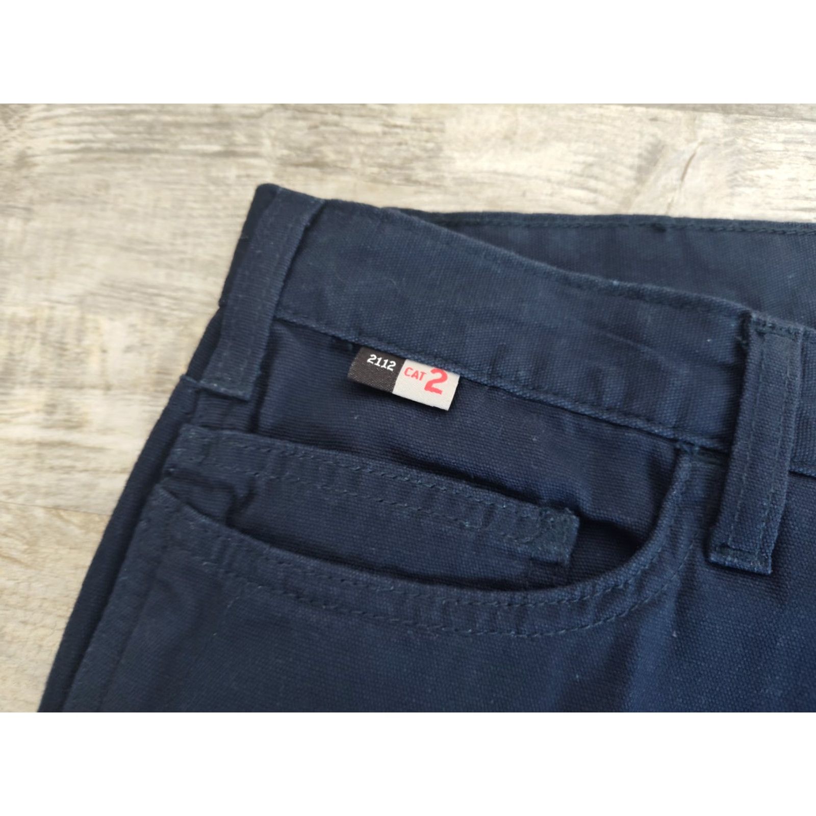 Carhartt Carhartt FR Pants Womens 16 38x30 Blue Flame Resistant Canvas Loose Workwear EUC Size 38" / US 16 / IT 52 - 6 Thumbnail