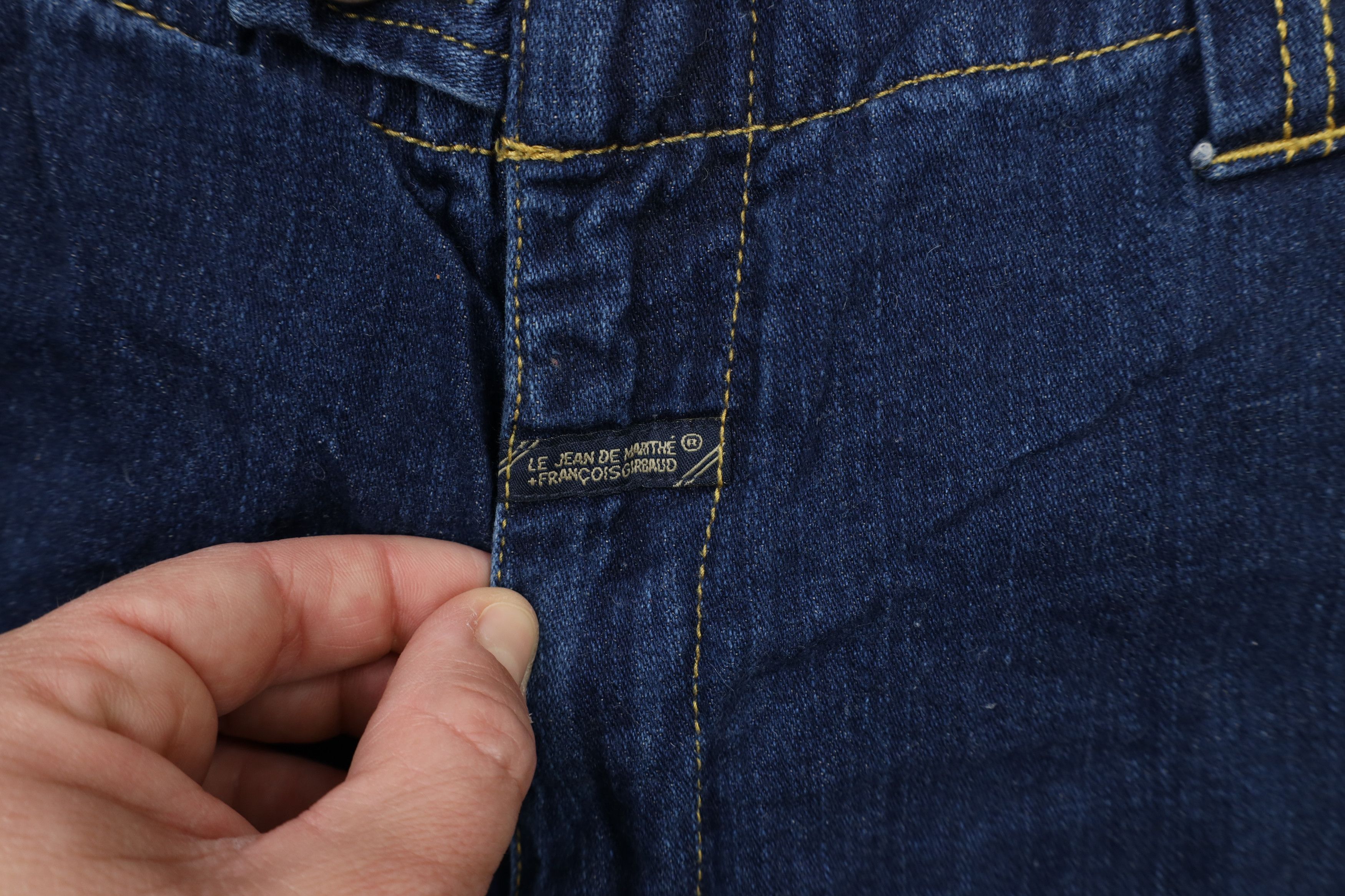Marithe + Francois Girbaud × Vintage Vintage 90s Marithe Francois Girbaud Strap Denim Shorts Size US 38 / EU 54 - 6 Thumbnail