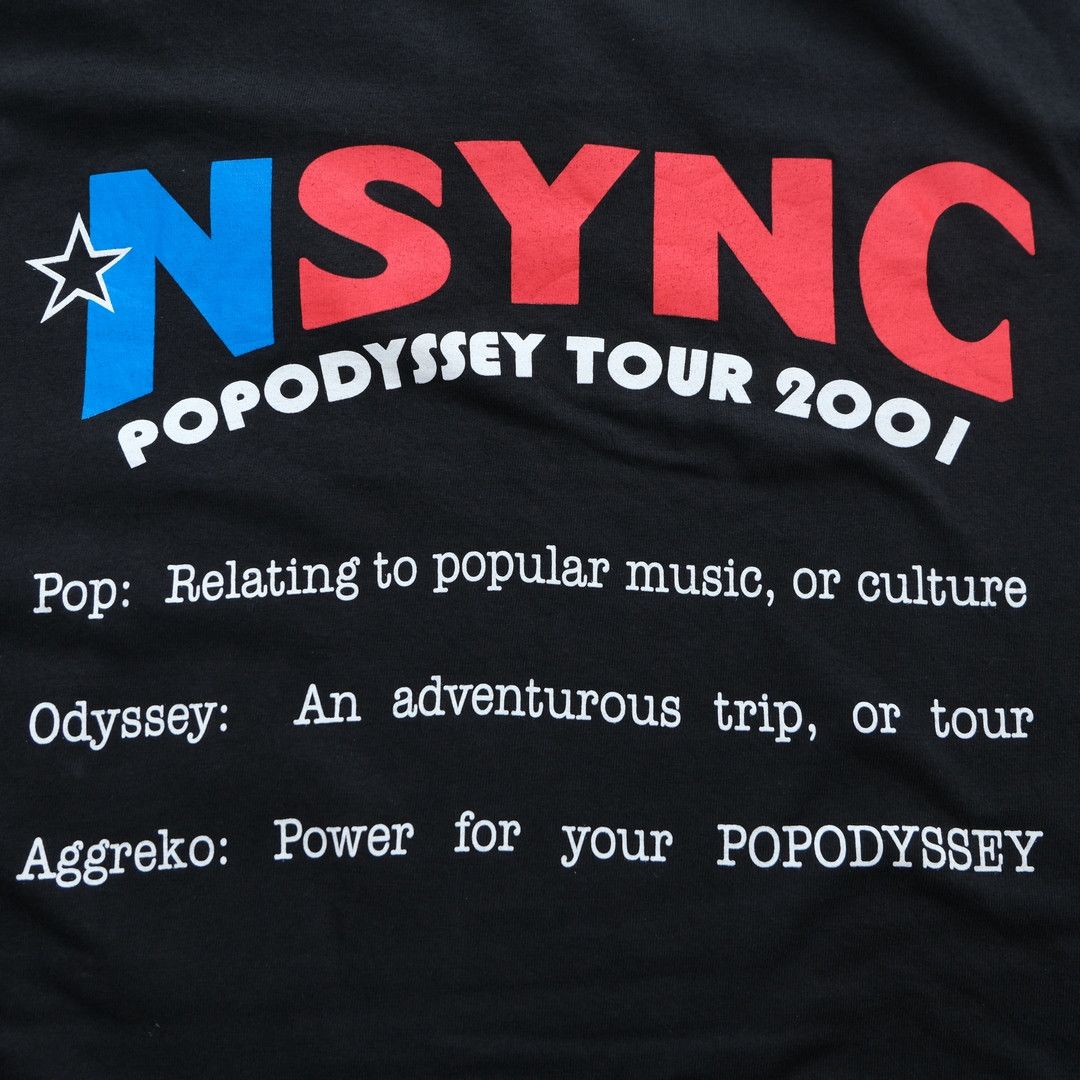 Vintage 2001 NSYNC Popodyssey Tour By Aggreko Event - Unisex Size US XL / EU 56 / 4 - 5 Thumbnail