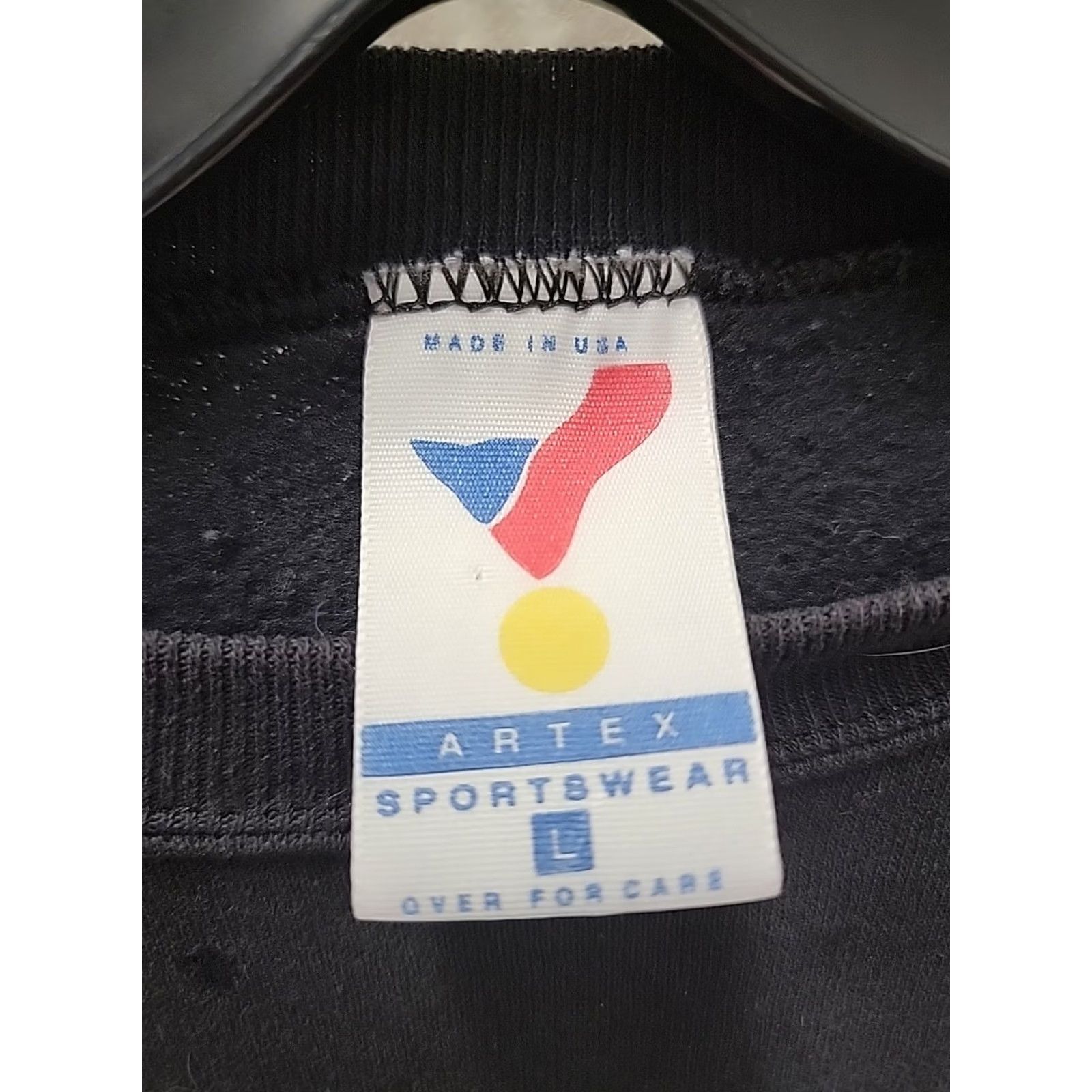 Vintage VINTAGE Artex Sweatshirt Jets Black Marvin the Martian Men’s L Sweatshirt Size US L / EU 52-54 / 3 - 2 Thumbnail