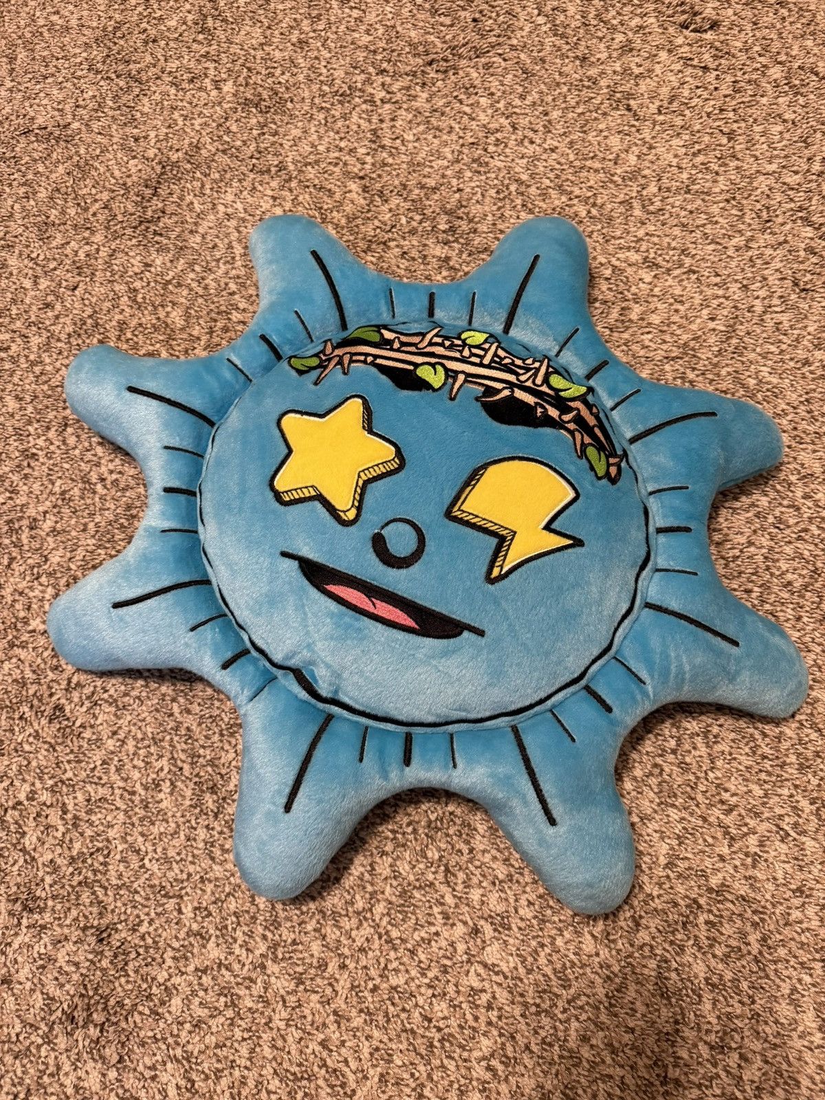 Glo Gang Glo Gang Thorn Glo Man Sun Pillow Blue Size ONE SIZE - 2 Thumbnail