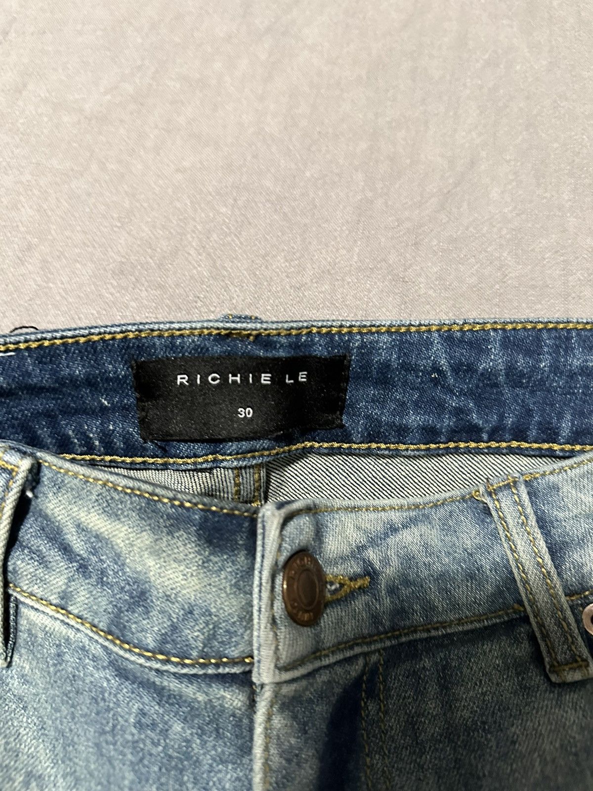 Richie Le Collection RLC Painters Denim Size US 30 / EU 46 - 2 Thumbnail