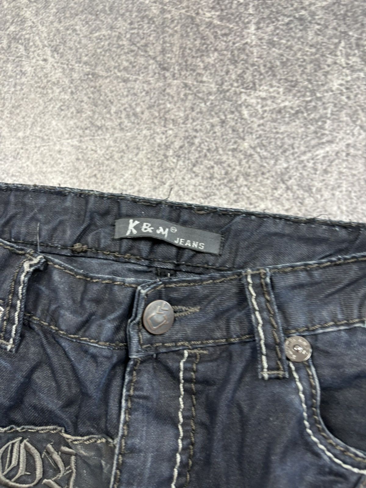 Hysteric Glamour 💥 HYSTERIC GLAMOUR BALENCIAGA STYLE JAPANESE JEANS Size US 32 / EU 48 - 7 Thumbnail
