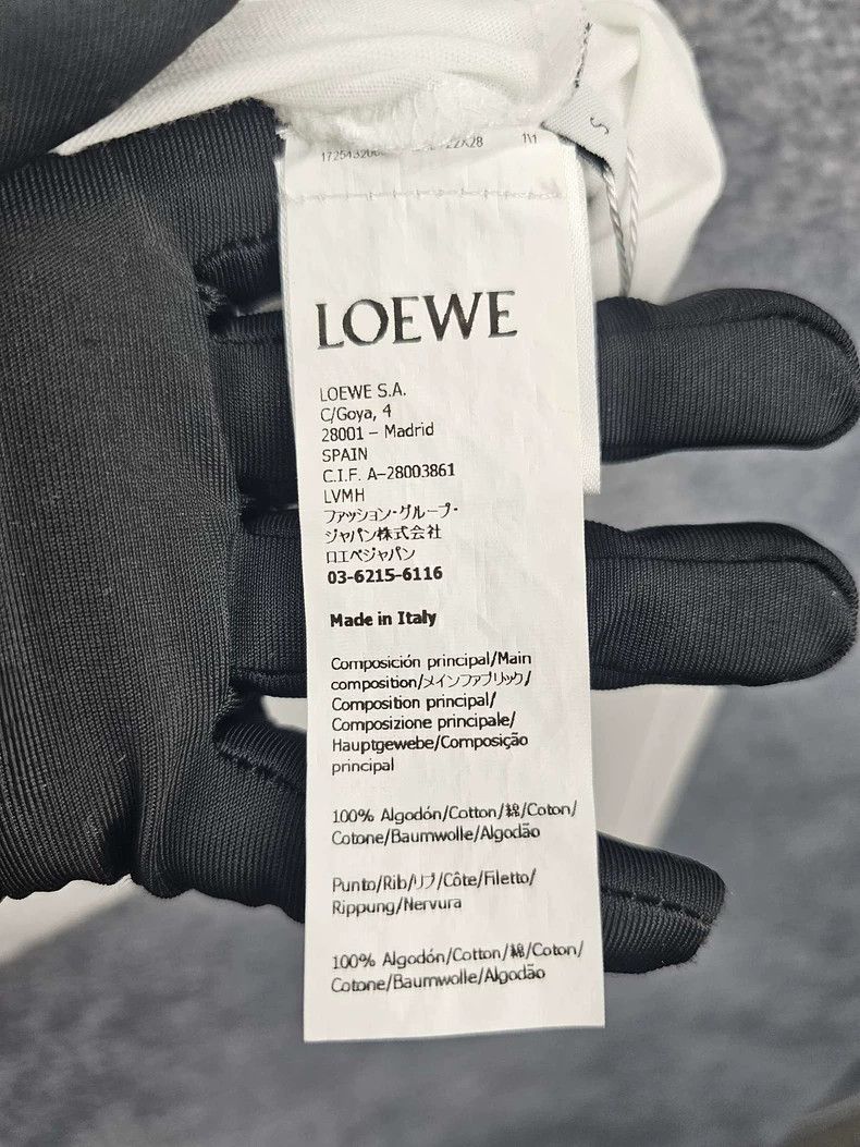 Loewe LOEWE Round collar short sleeves Size S / US 4 / IT 40 - 9 Thumbnail