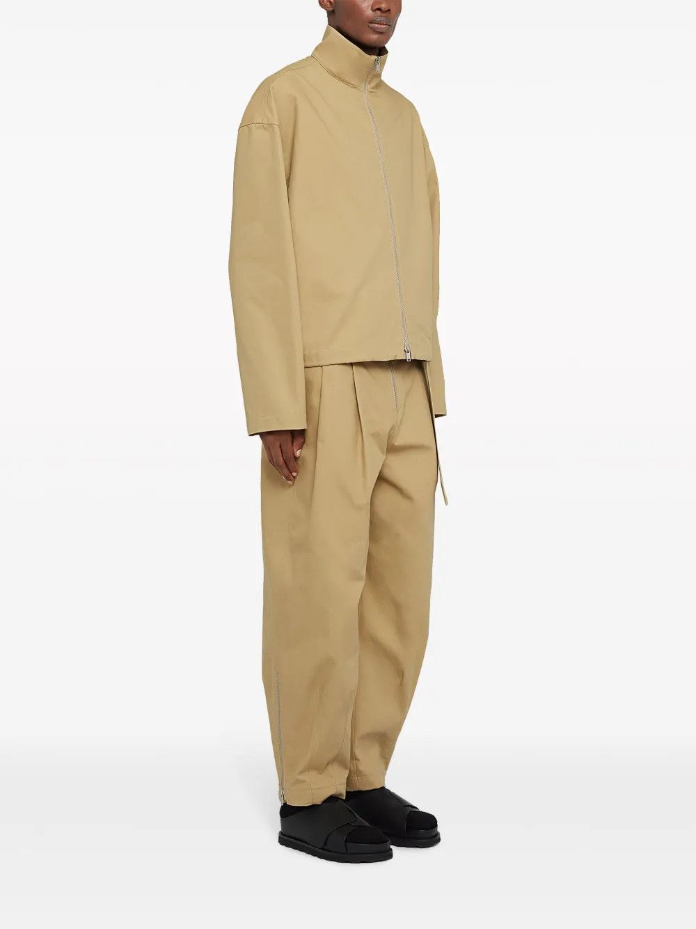Jil Sander o1w1db10825 Belt Trousers in Beige Size US 30 / EU 46 - 3 Thumbnail