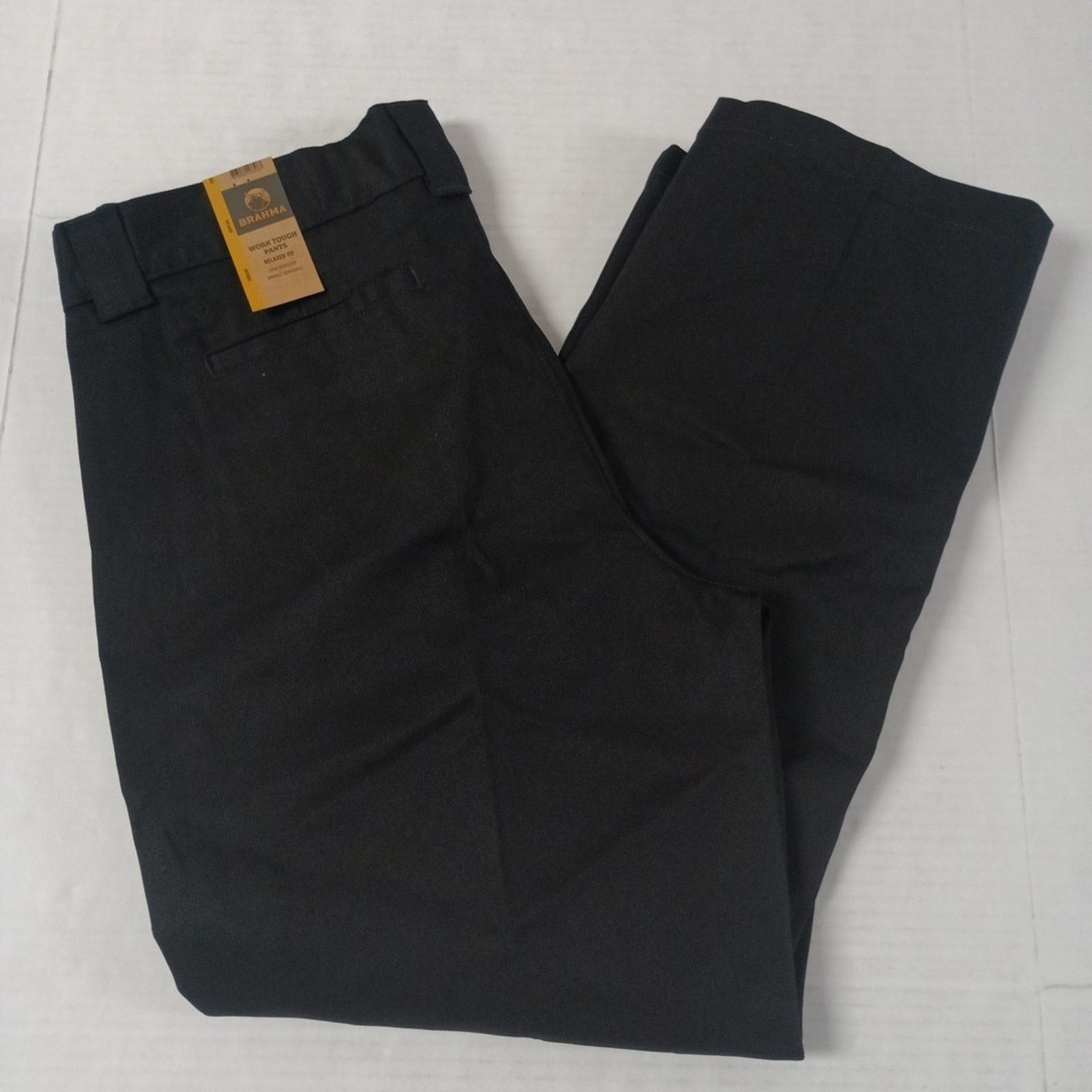 Other Brahma Men's Work Tough Pants Size 38x30 Black Relaxed Fit Size US 38 / EU 54 - 1 Thumbnail