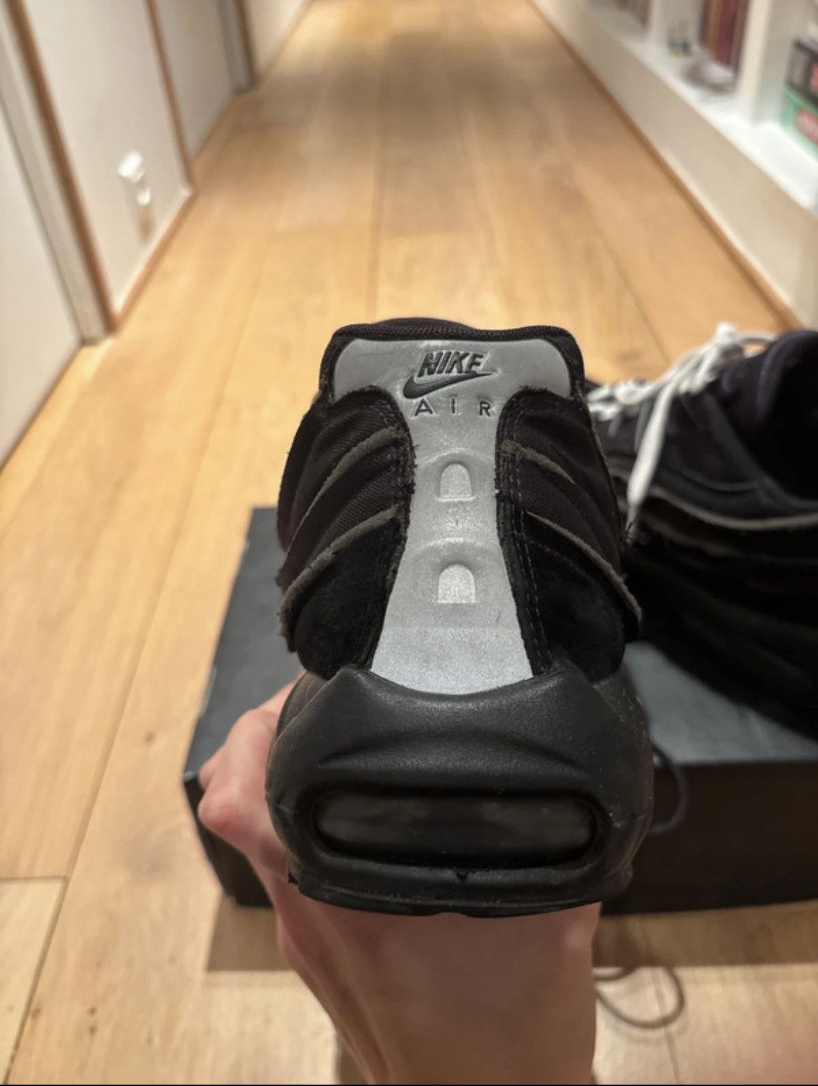 Comme des Garcons × Nike Nike x CDG 95 Black Size US 14 / EU 47 - 3 Thumbnail