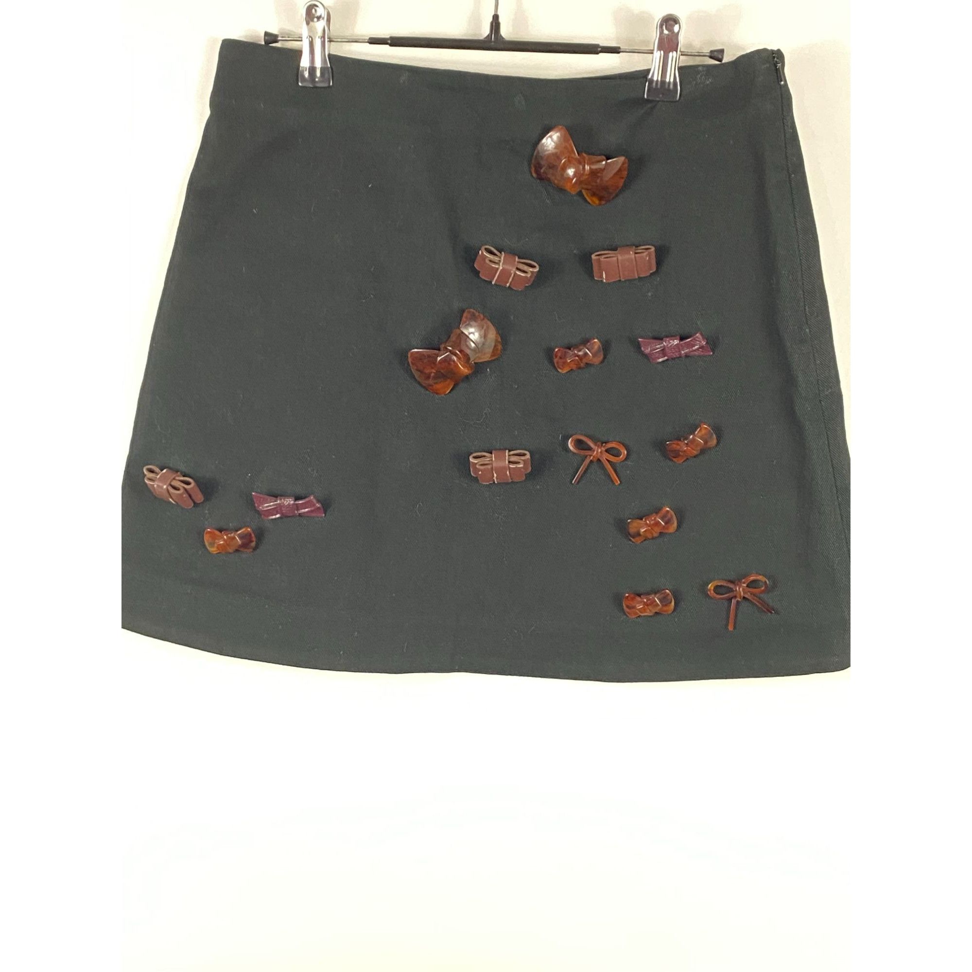 Other JW Anderson Mini Skirt with Bows Accents Black Size 4 W30 Wo Size 30" / US 8 / IT 44 - 1 Thumbnail