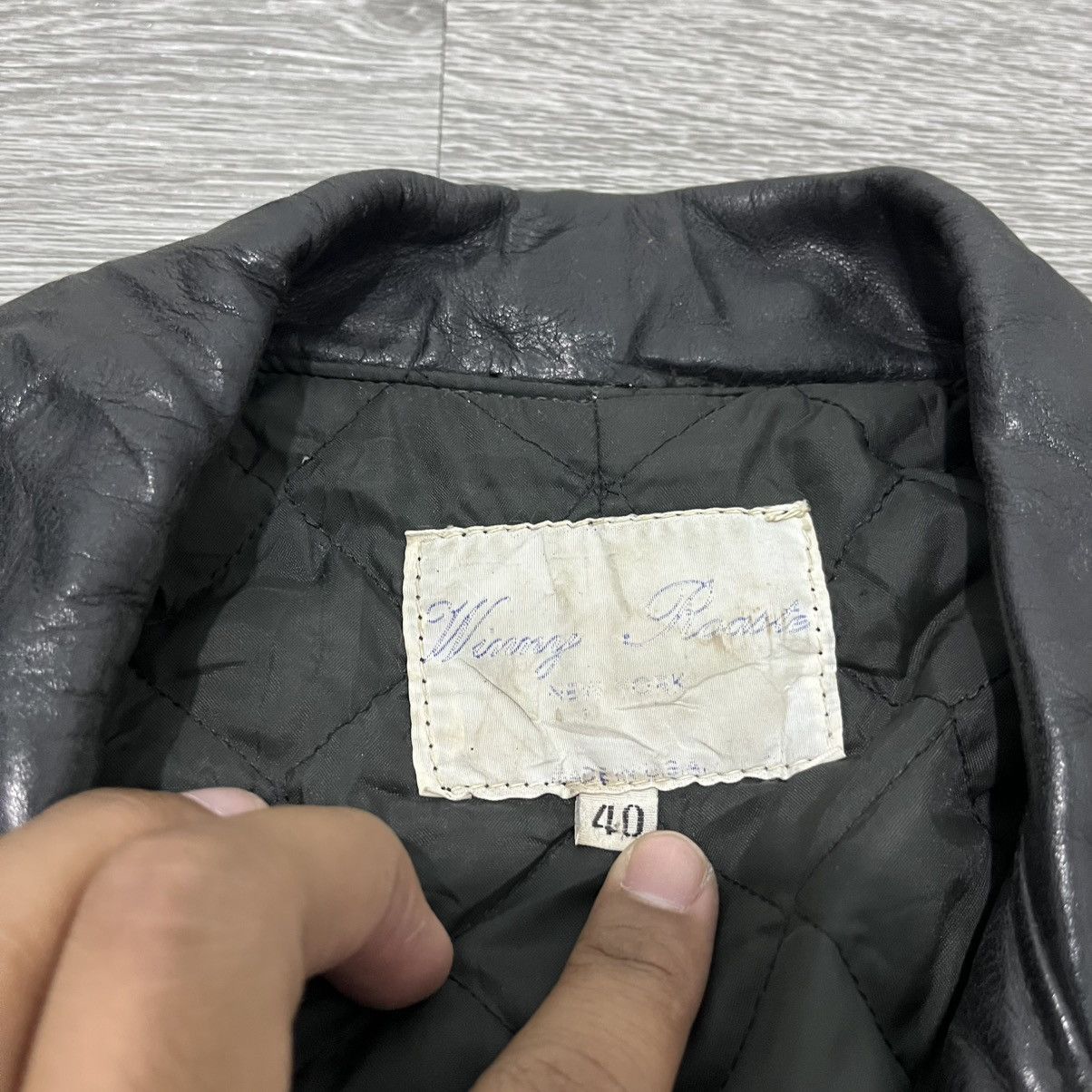 Leather 2000's Winny Roaste New York Ramones Leather Jacket Size US L / EU 52-54 / 3 - 11 Thumbnail