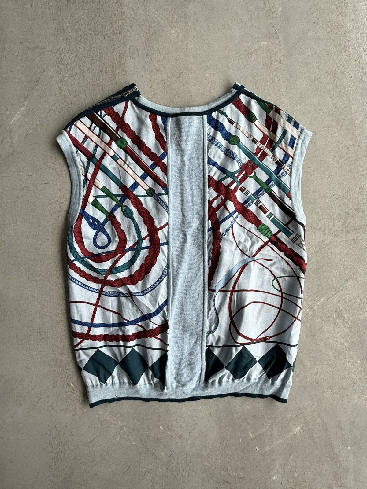 Hermes Hermes - Silk Tanktop Size XS / US 0-2 / IT 36-38 - 2 Thumbnail