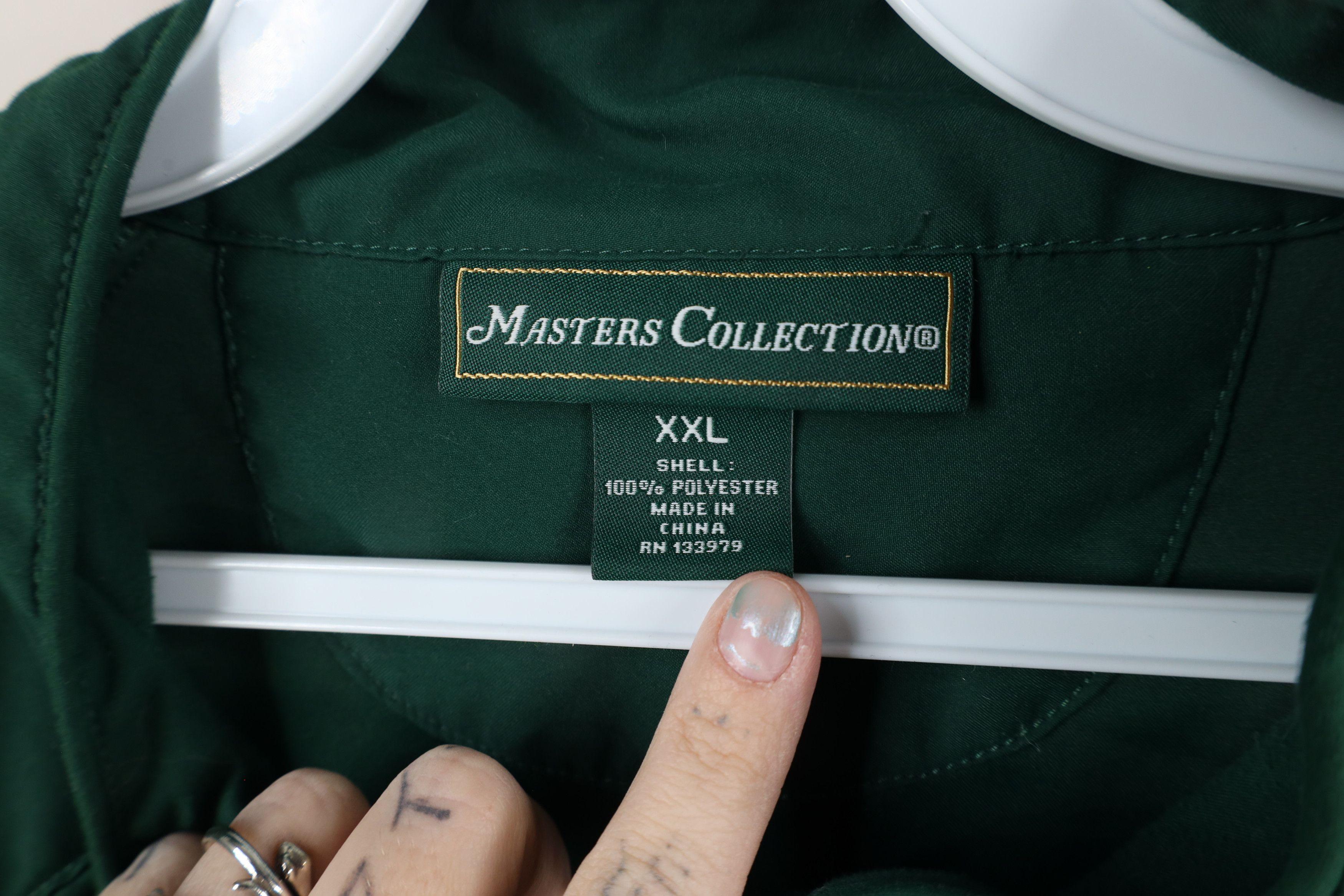 Vintage Masters Collection Spell Out The Masters Golf Jacket Size US XXL / EU 58 / 5 - 10 Thumbnail