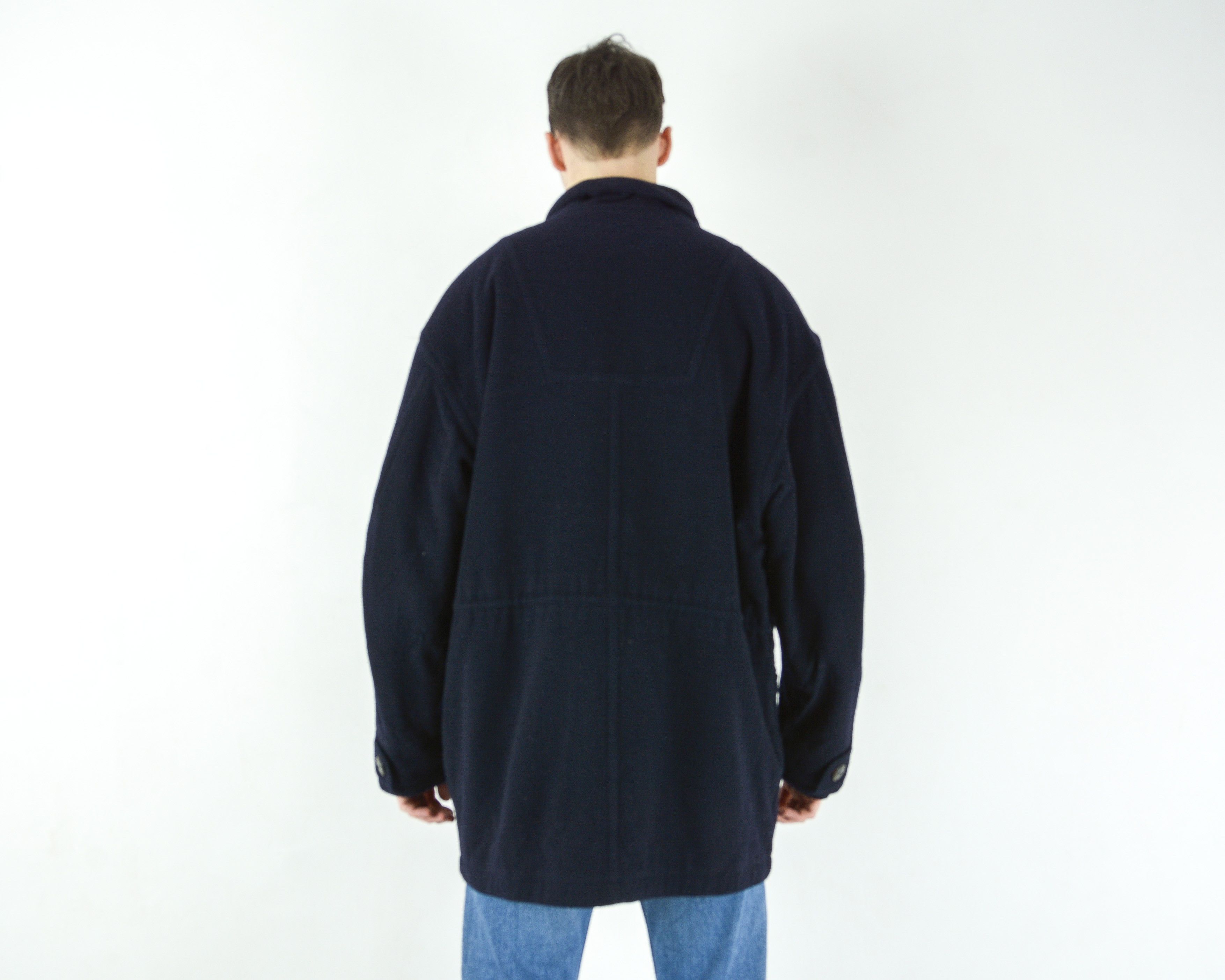 Hugo Malenkow XL Wool Jacket Pea Coat Winter Overcoat Warm EU 54 Size US XL / EU 56 / 4 - 6 Thumbnail