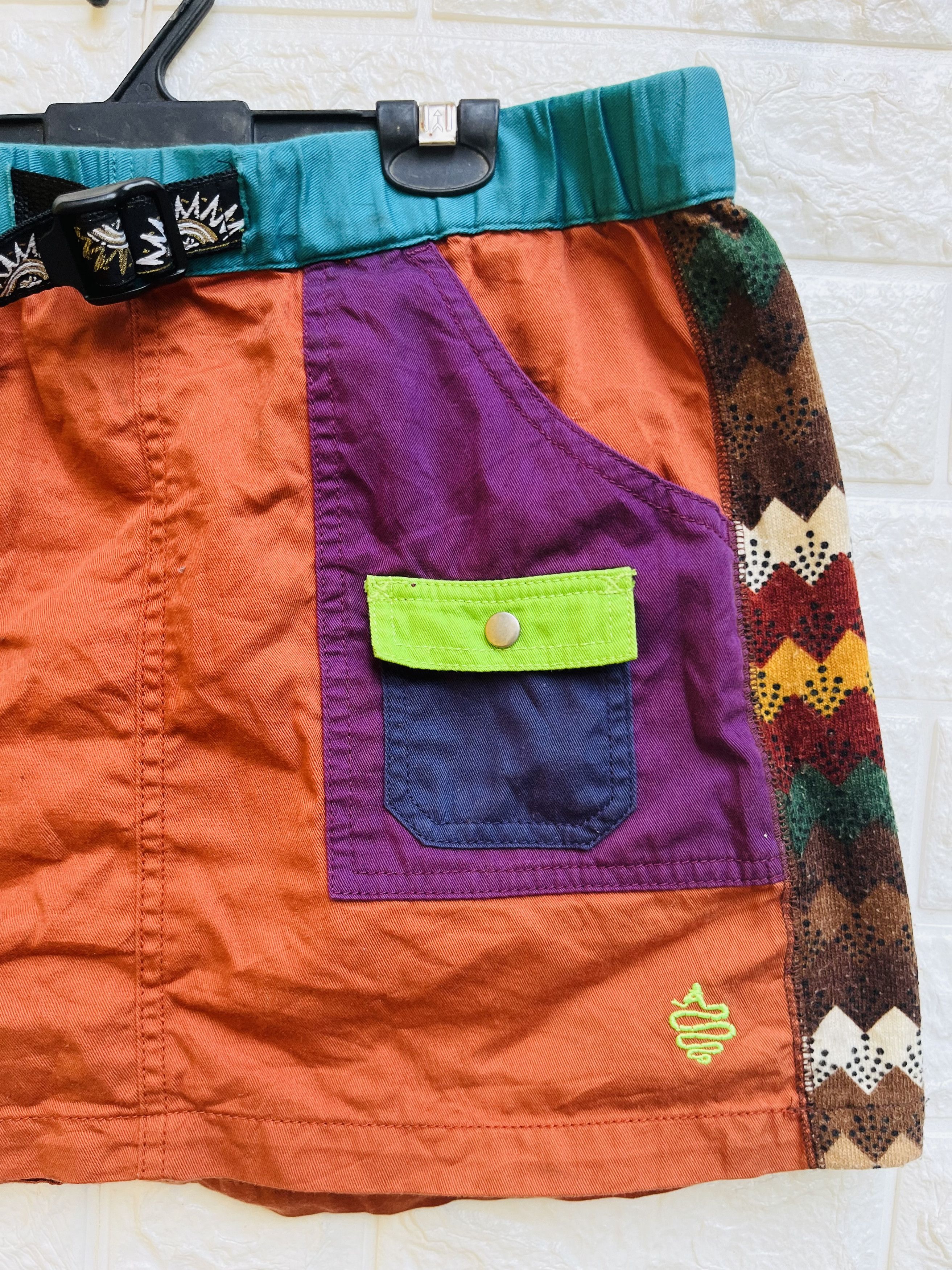Hysteric Glamour × Japanese Brand × Vintage Vintage Aldies Multicolour Japanese Designer Fashion Style Size 29" - 3 Thumbnail