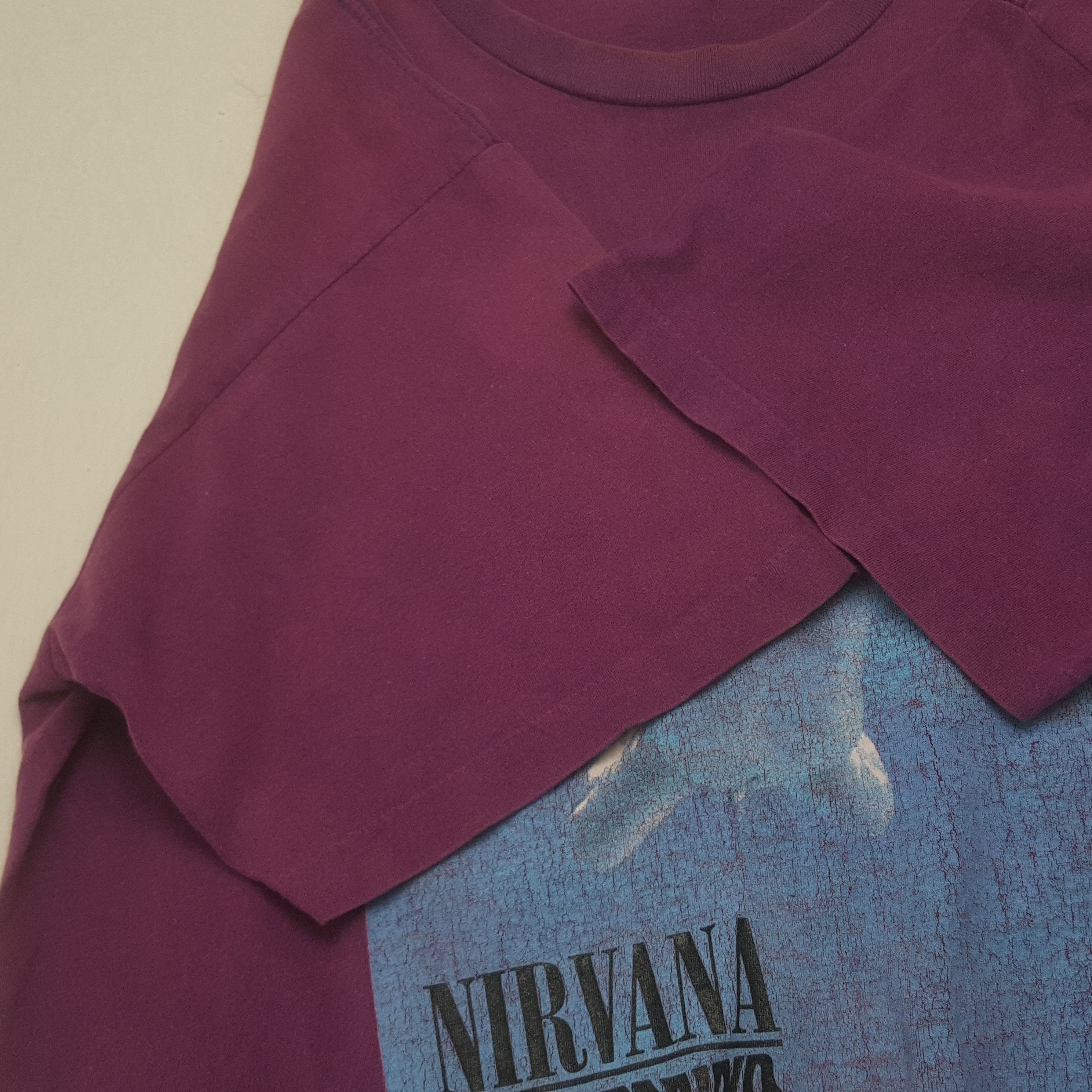 Band Tees × Nirvana × Vintage Vintage Nirvana Nevermind American Rock Band Tshirt Size US L / EU 52-54 / 3 - 7 Thumbnail