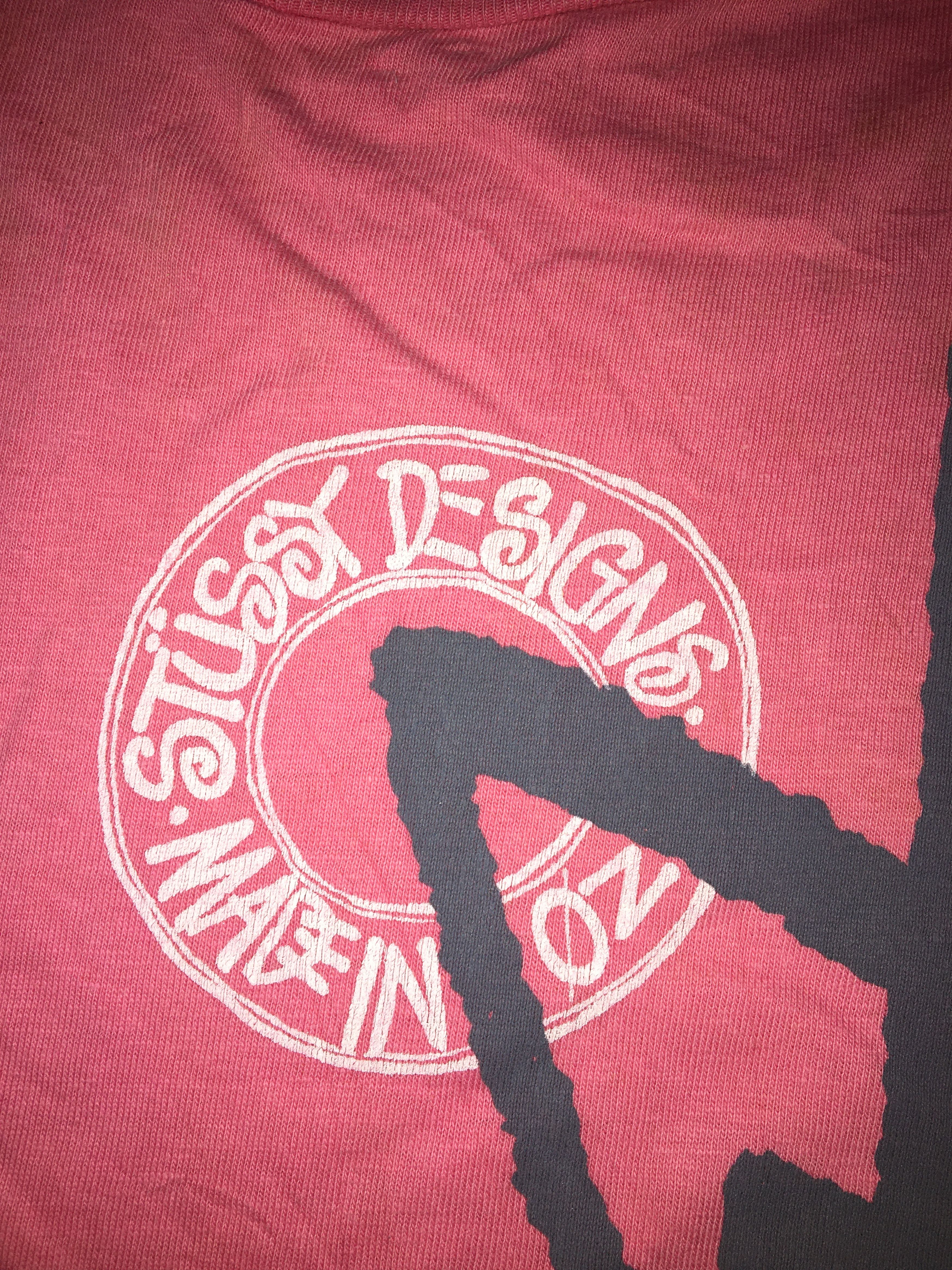 Japanese Brand Vintage Stussy Designs Tshirt Size US XL / EU 56 / 4 - 5 Thumbnail
